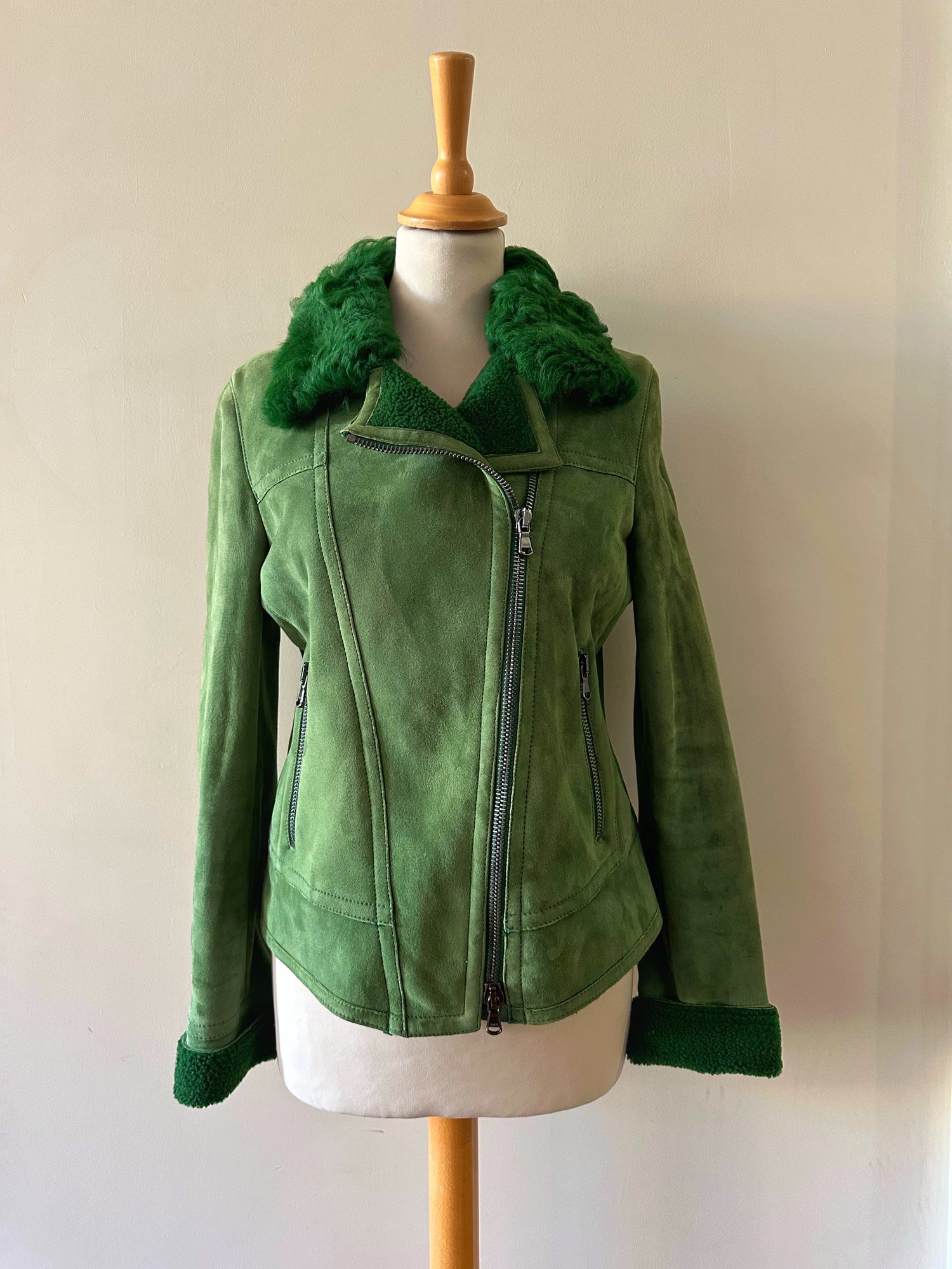 Perfecto en peau lainée