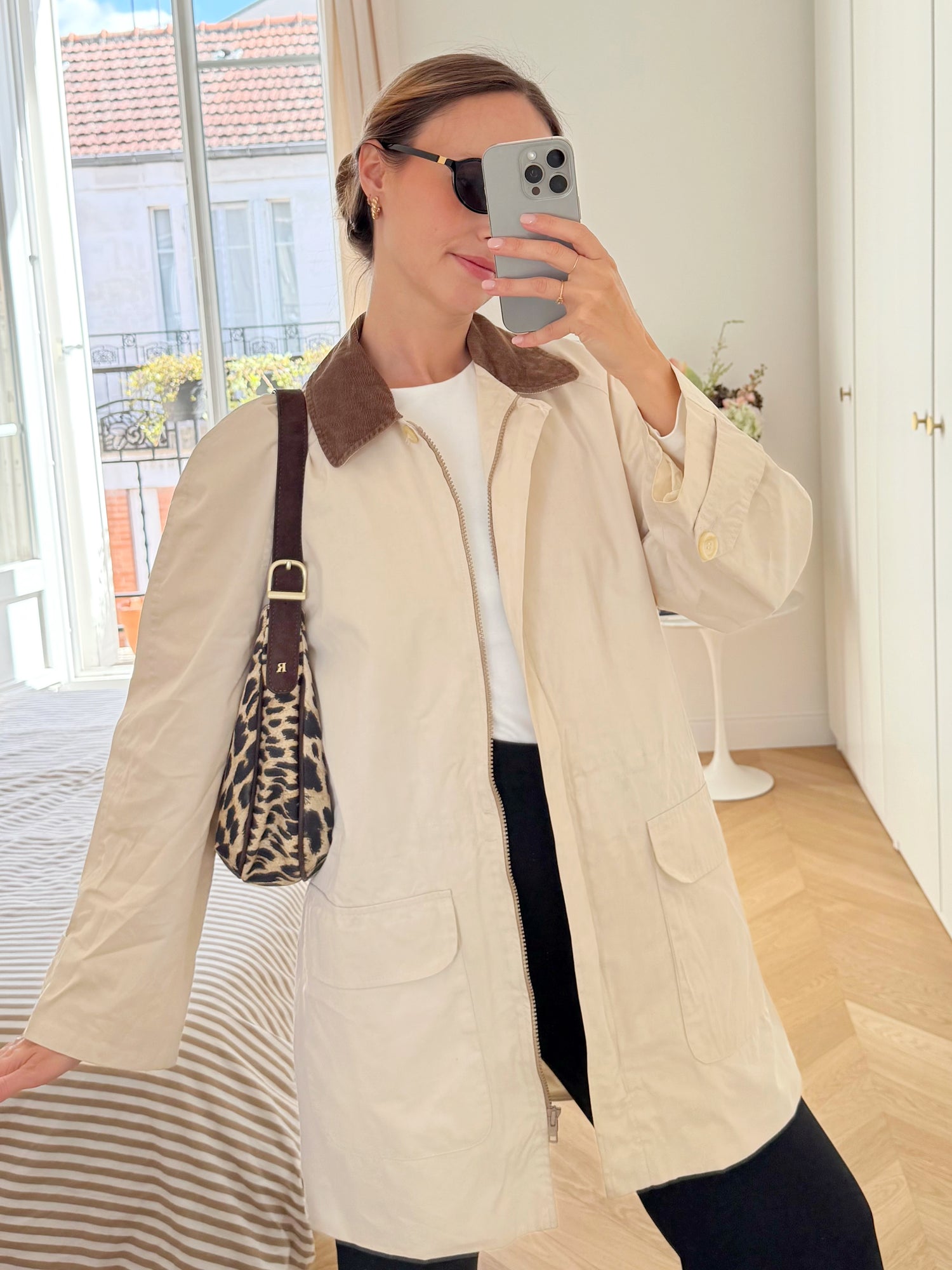 Veste col velours