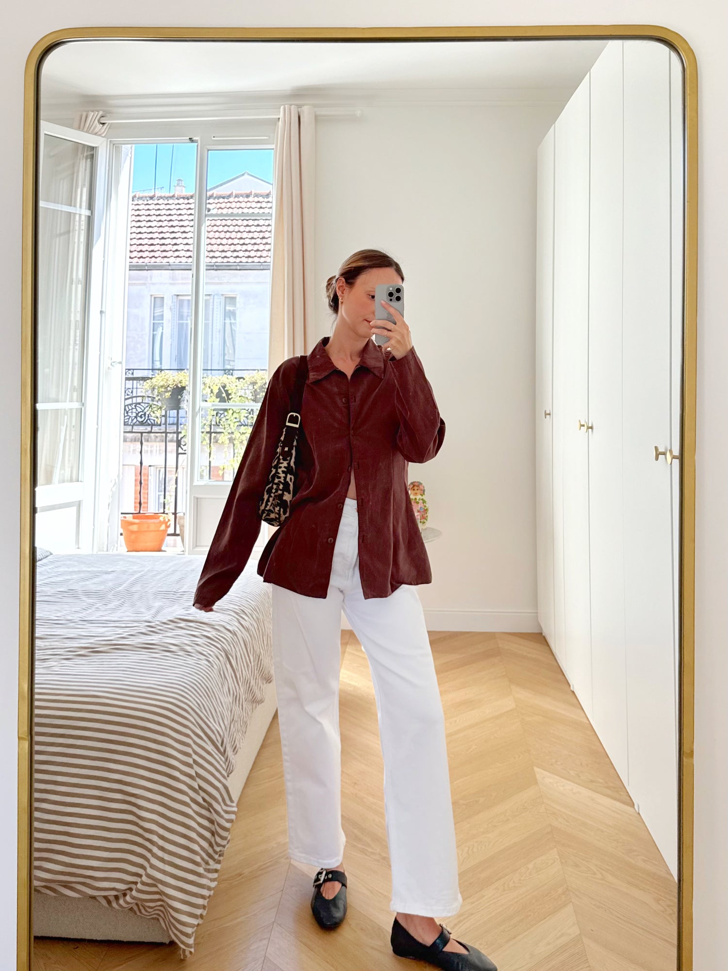 Chemise marron