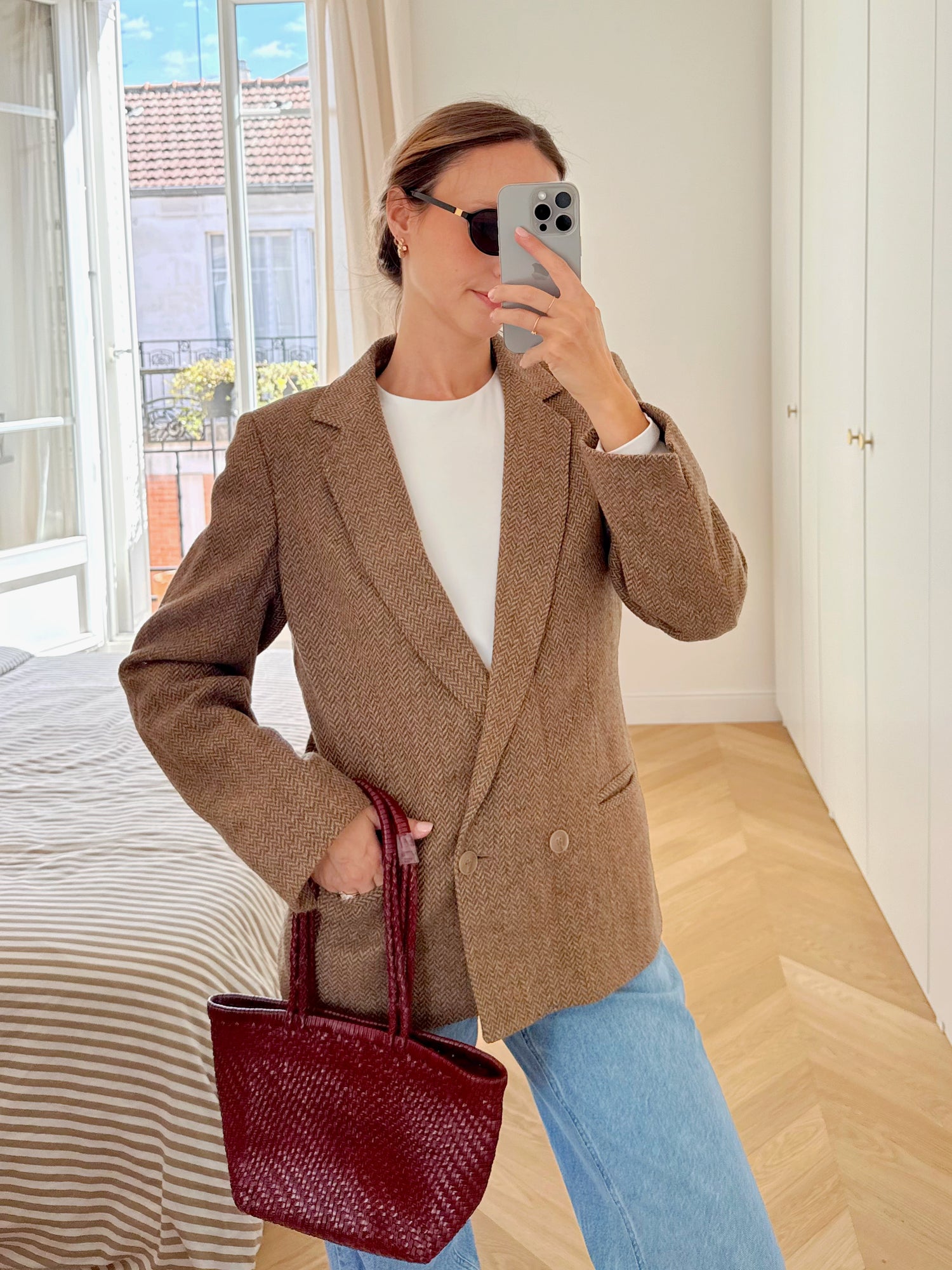 Veste blazer en laine