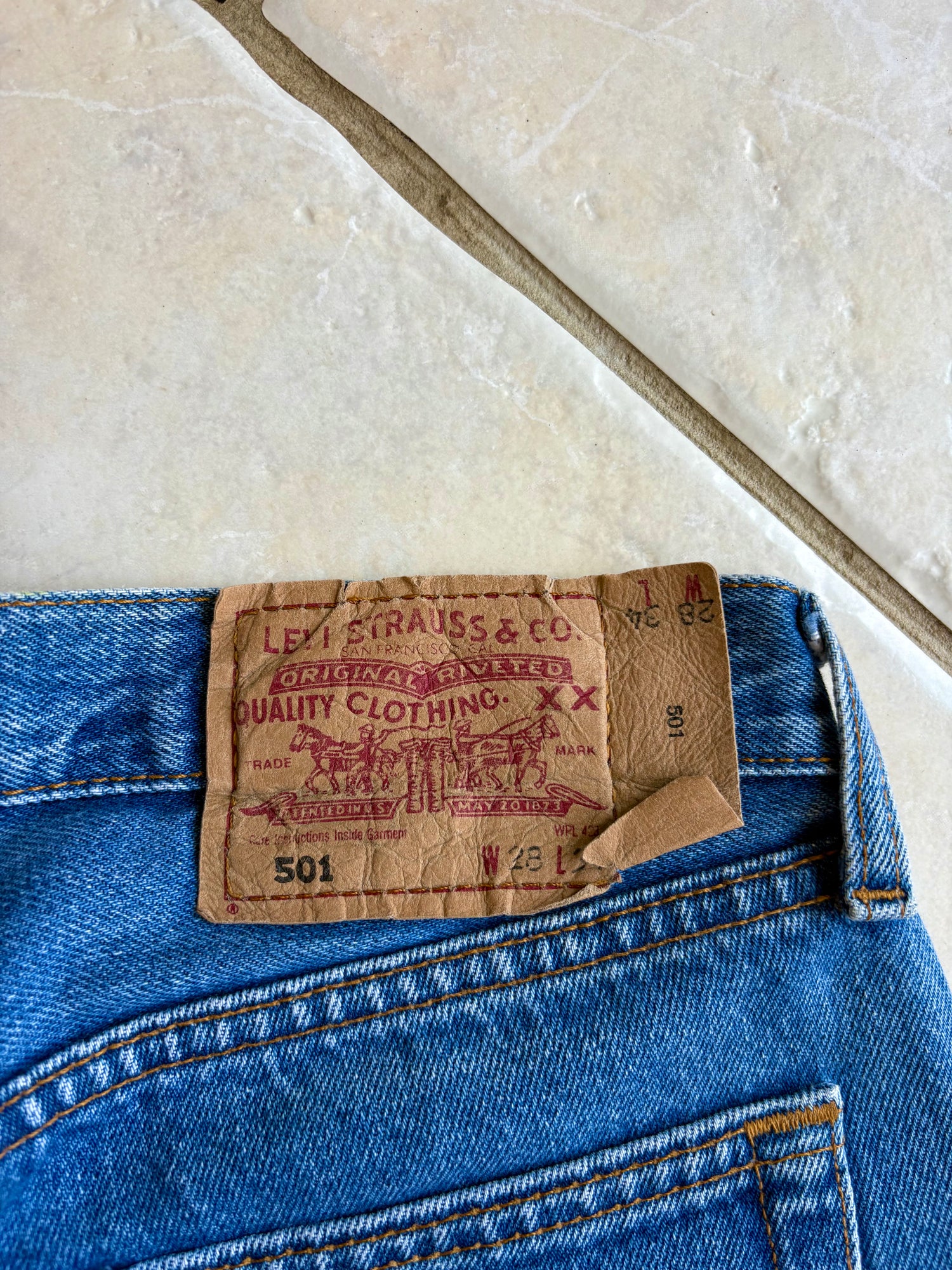 Jean Levi’s 501 W28