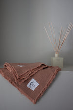 Serviette de table en lin brut français 1