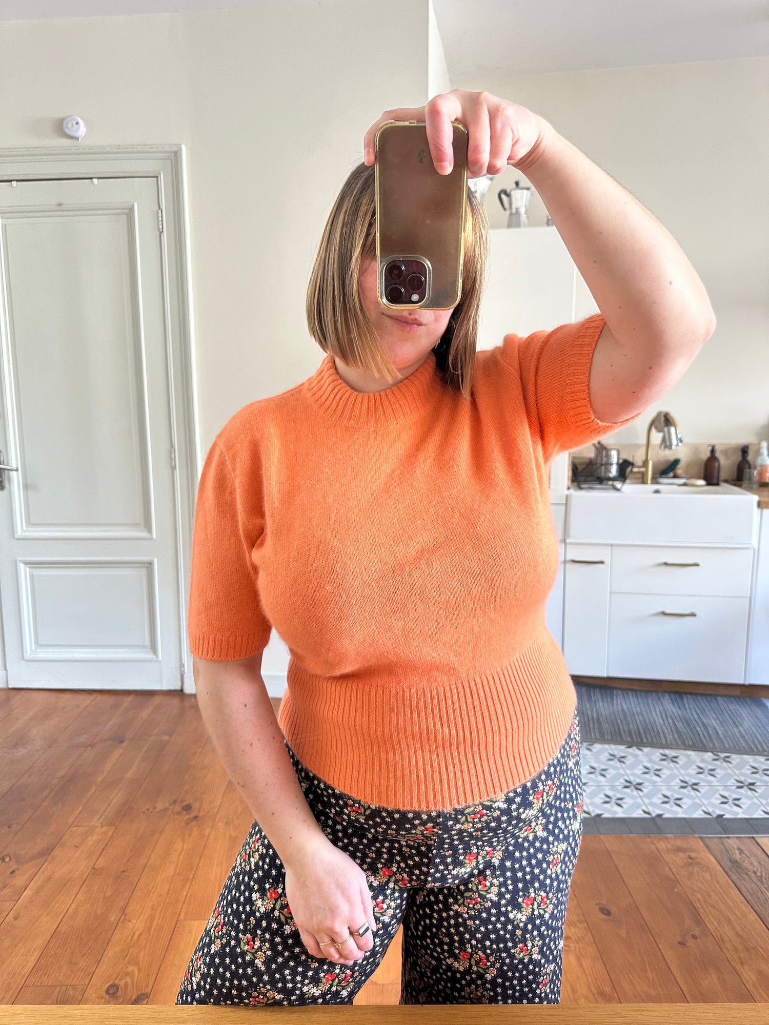 Col roulé Angora et Soie