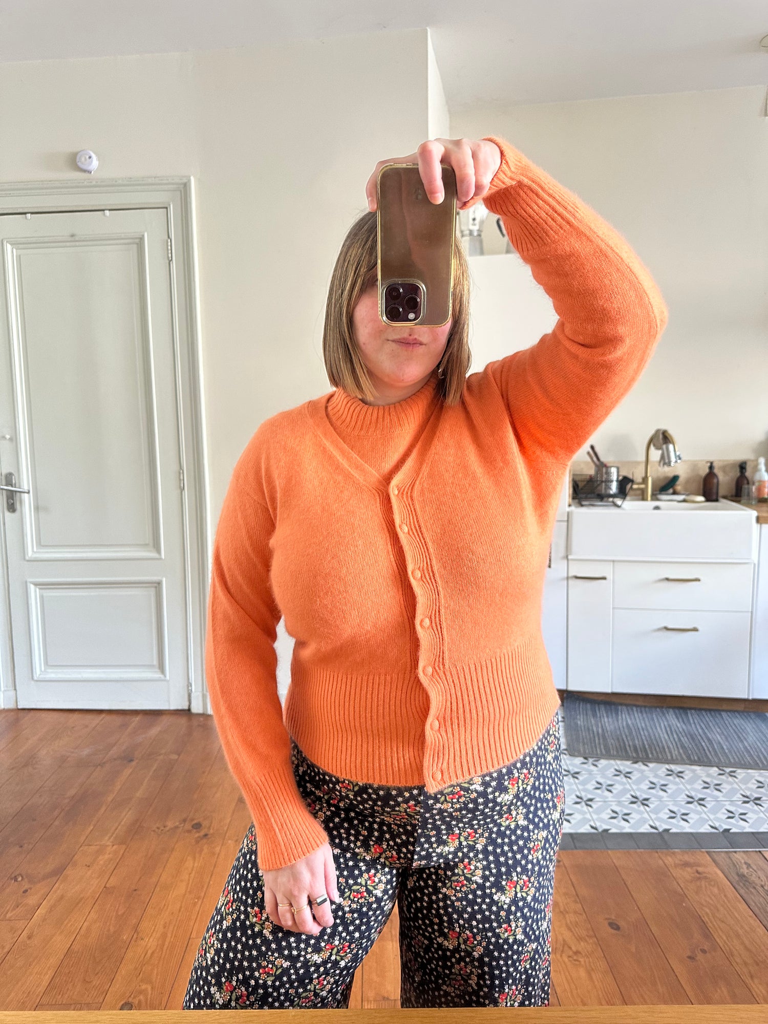 Cardigan en Angora et Soie,