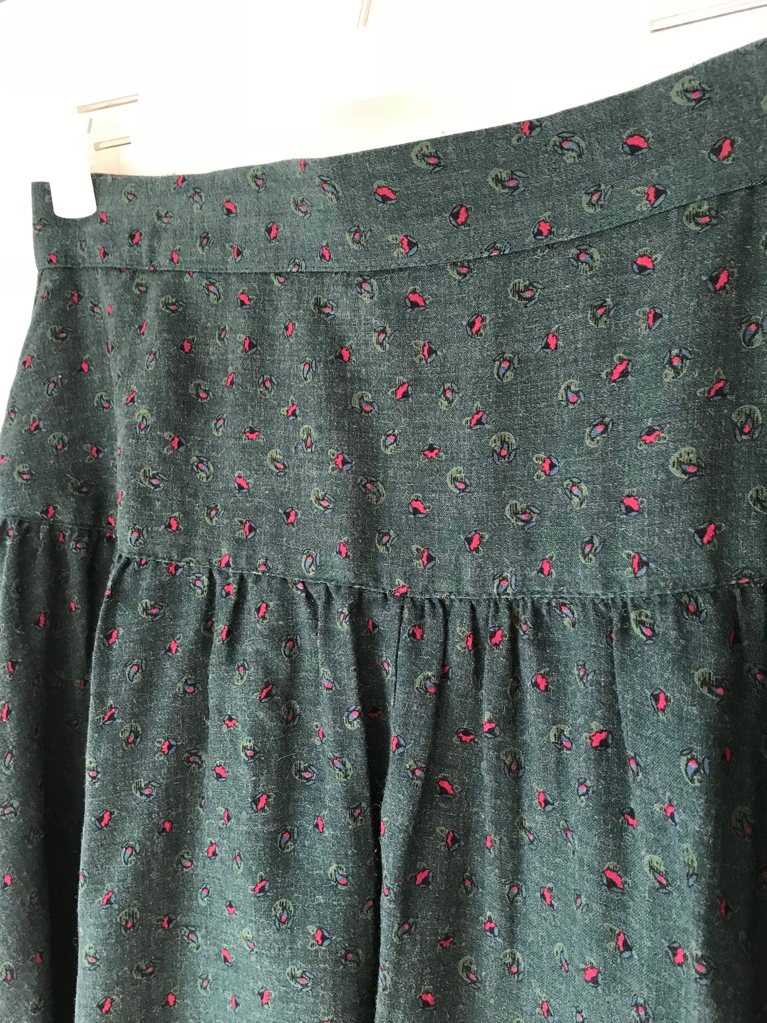 Long floral skirt