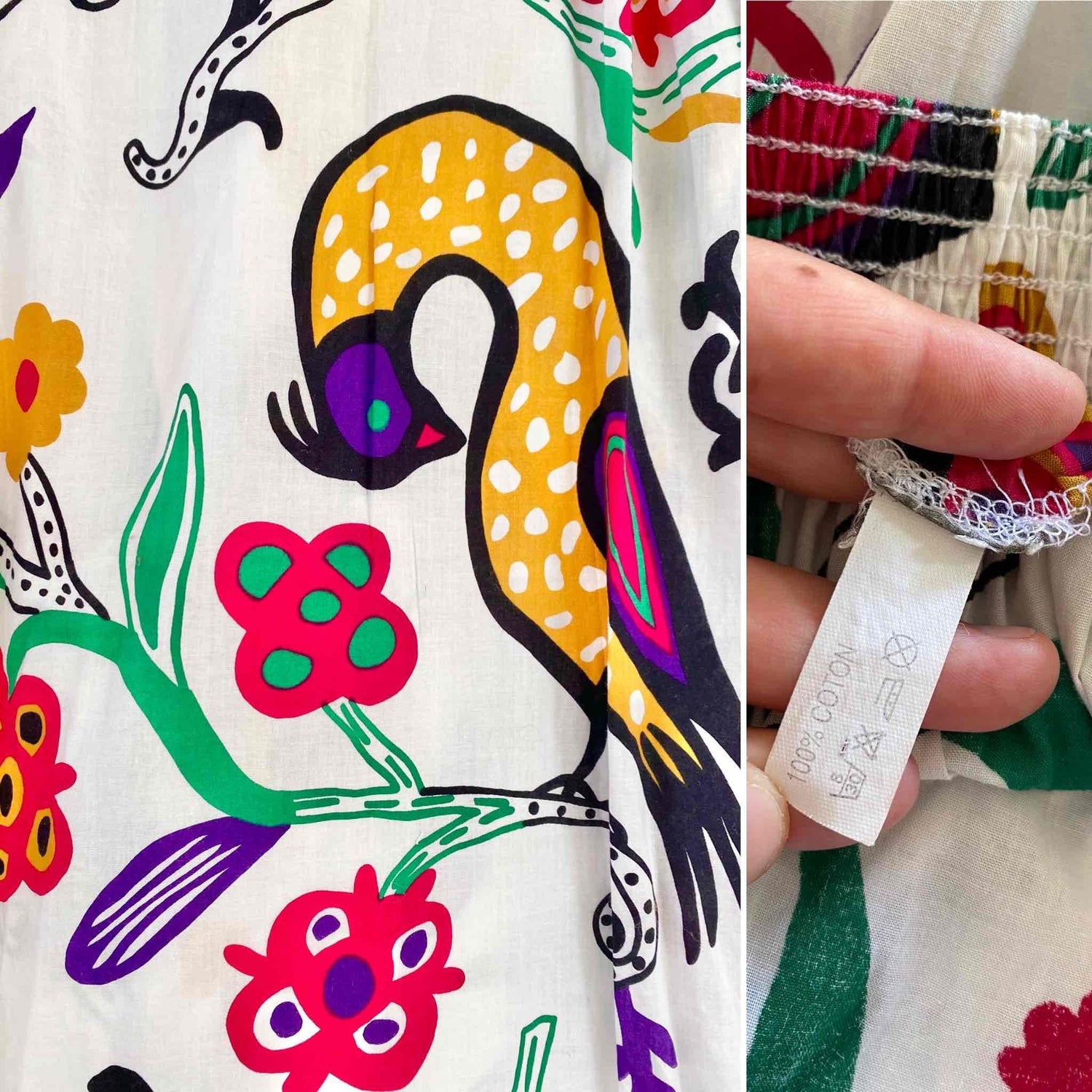 Jupe longue à motifs