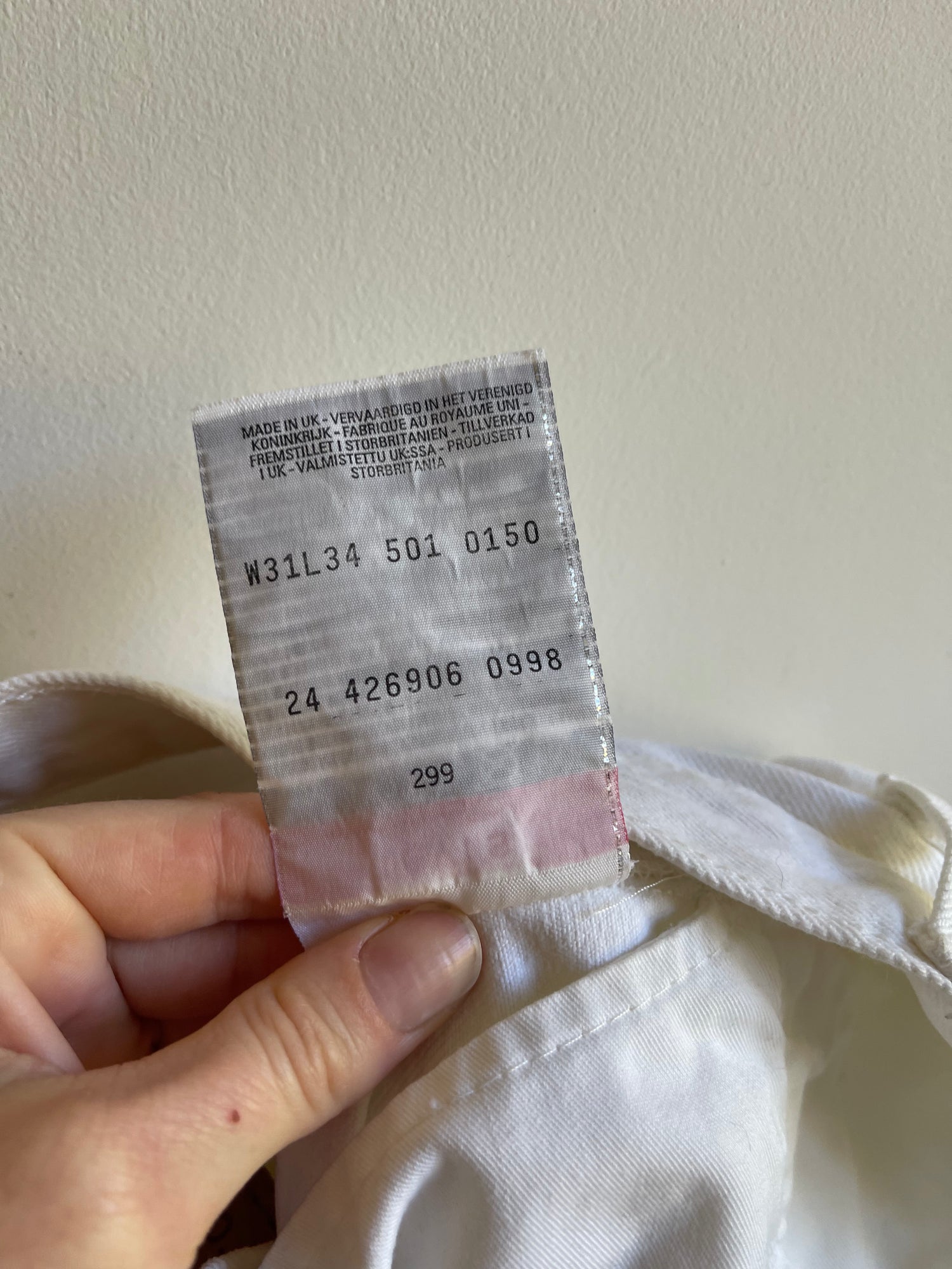 Jean Levi's 501 W31 L34