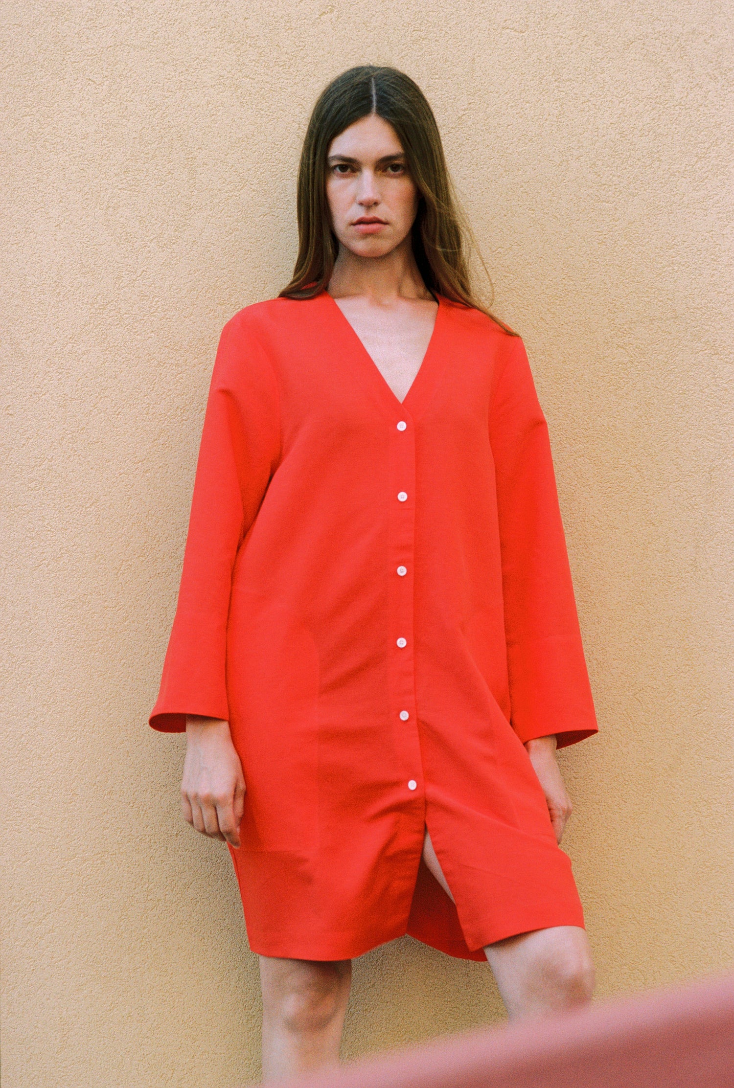 Robe Midi Boutonnée Lobster