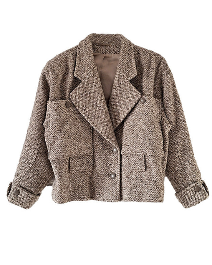 Manteau en tweed