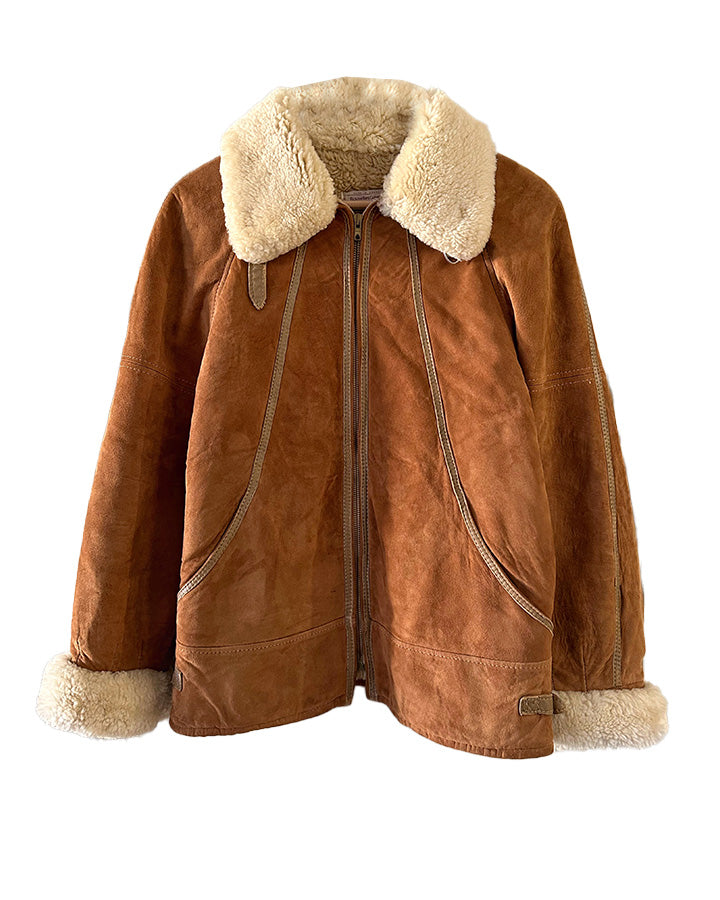 Bombardier en peau lainée