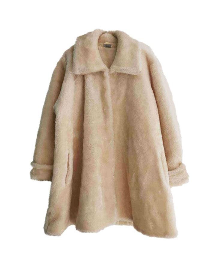 Faux fur coat