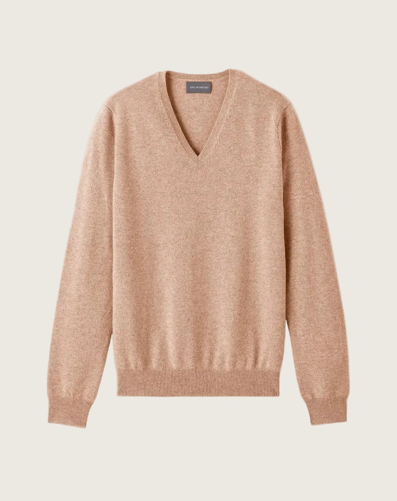 Pull V Ajuste Homme - Camel