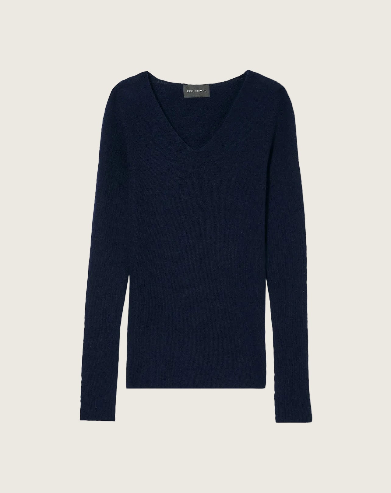 Pull V Ultrafin Femme - Marine