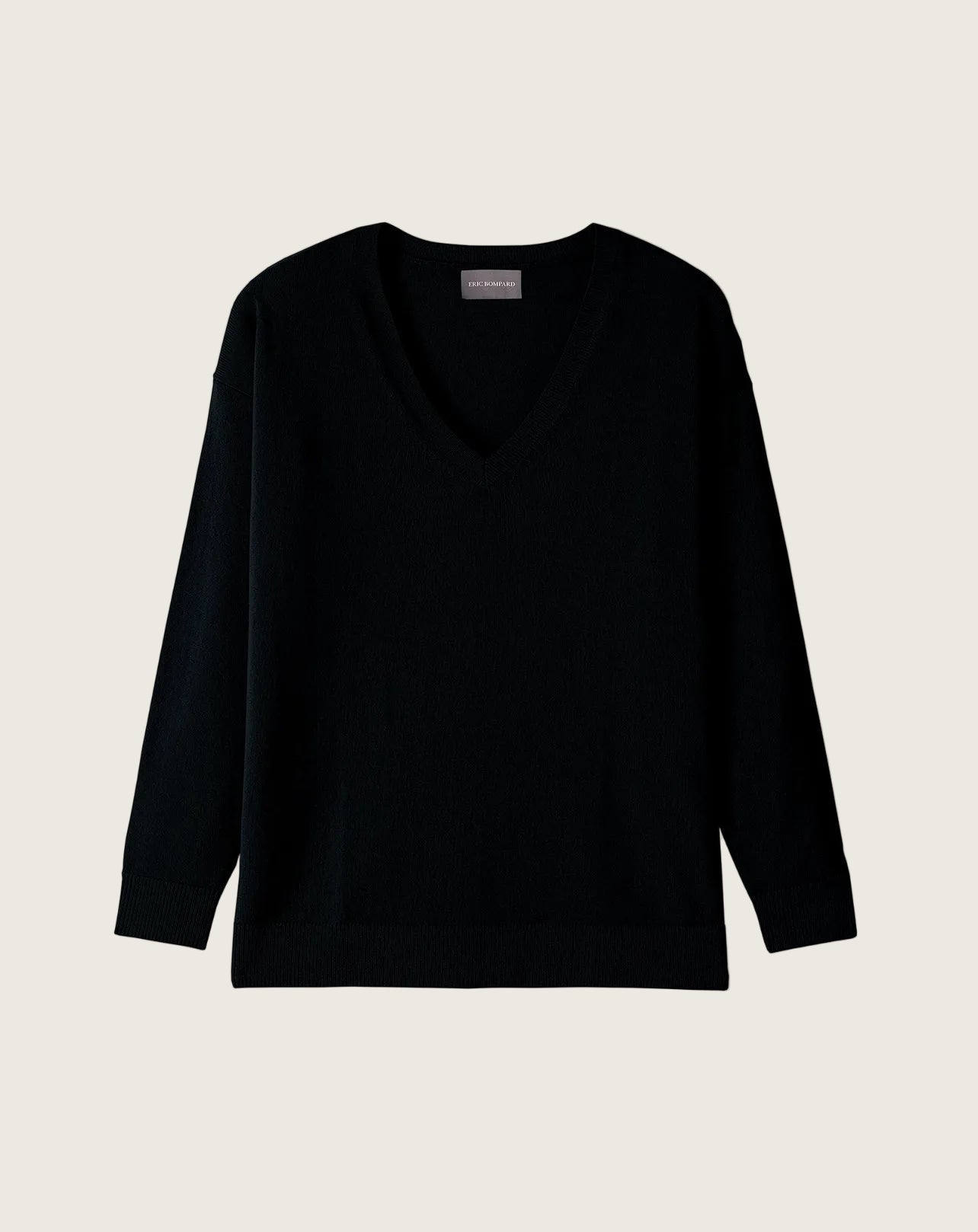 Pull V Ample Femme - Noir