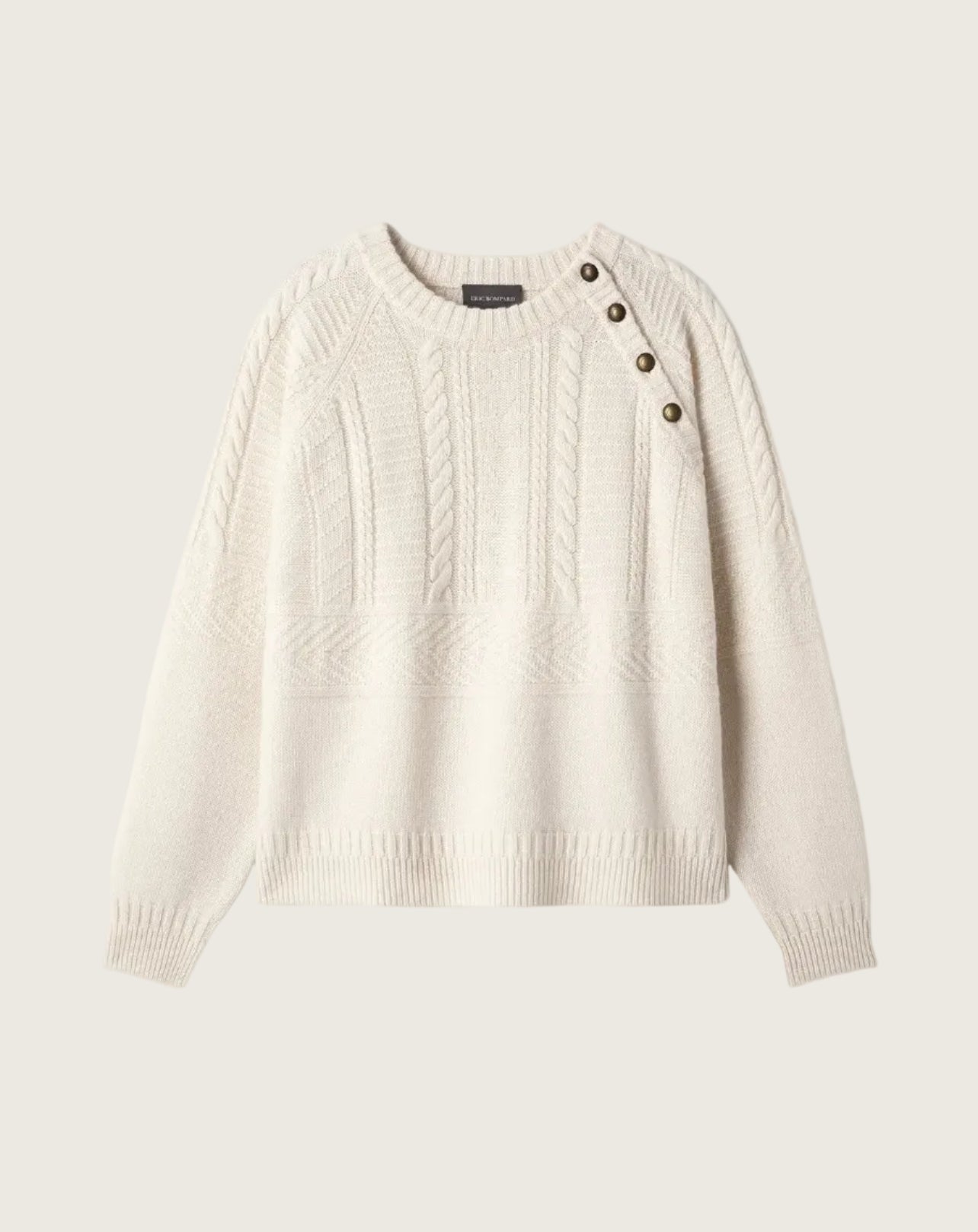 Ras De Cou Oversize Femme - Naturel