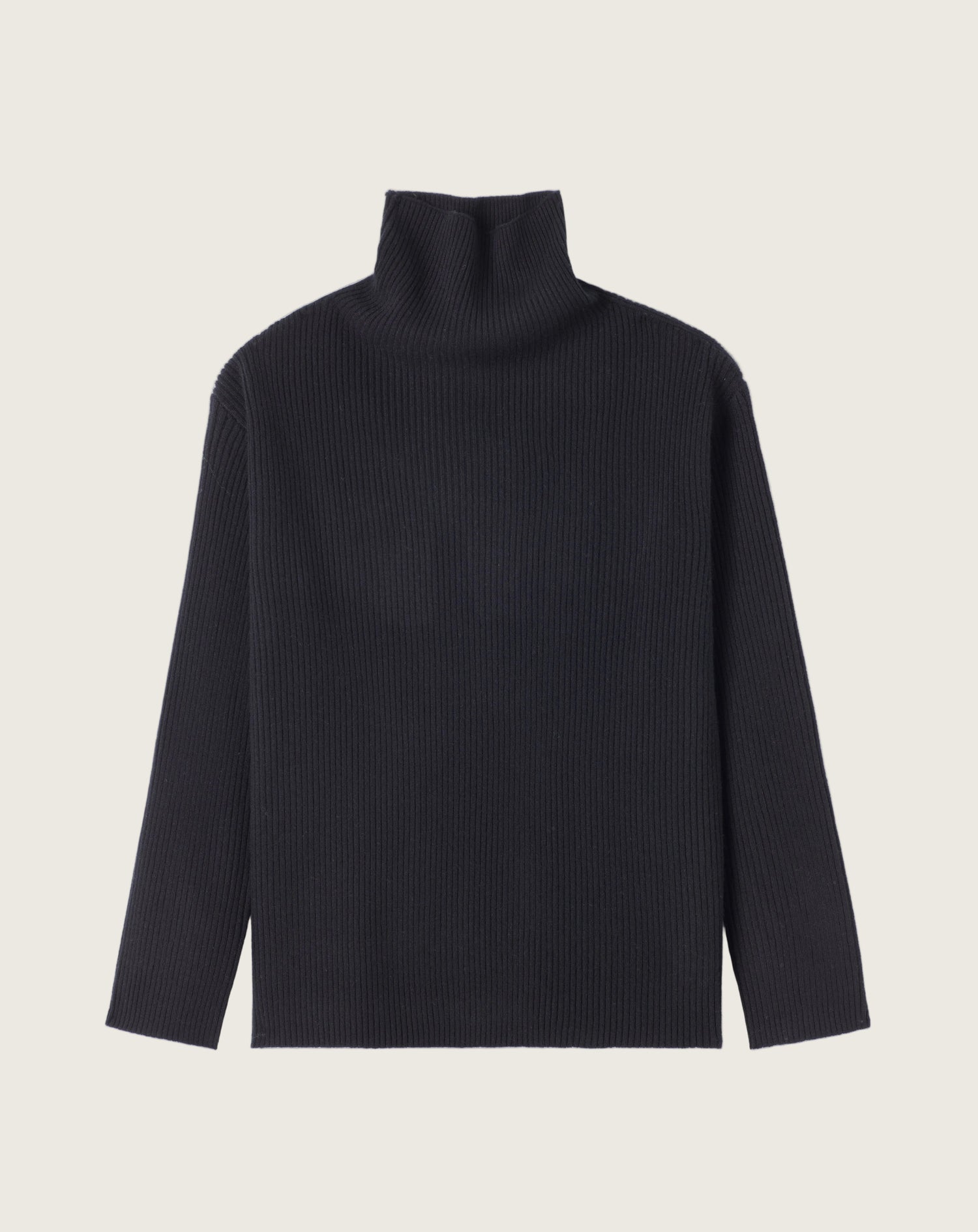 Col Montant Ample Femme - Noir