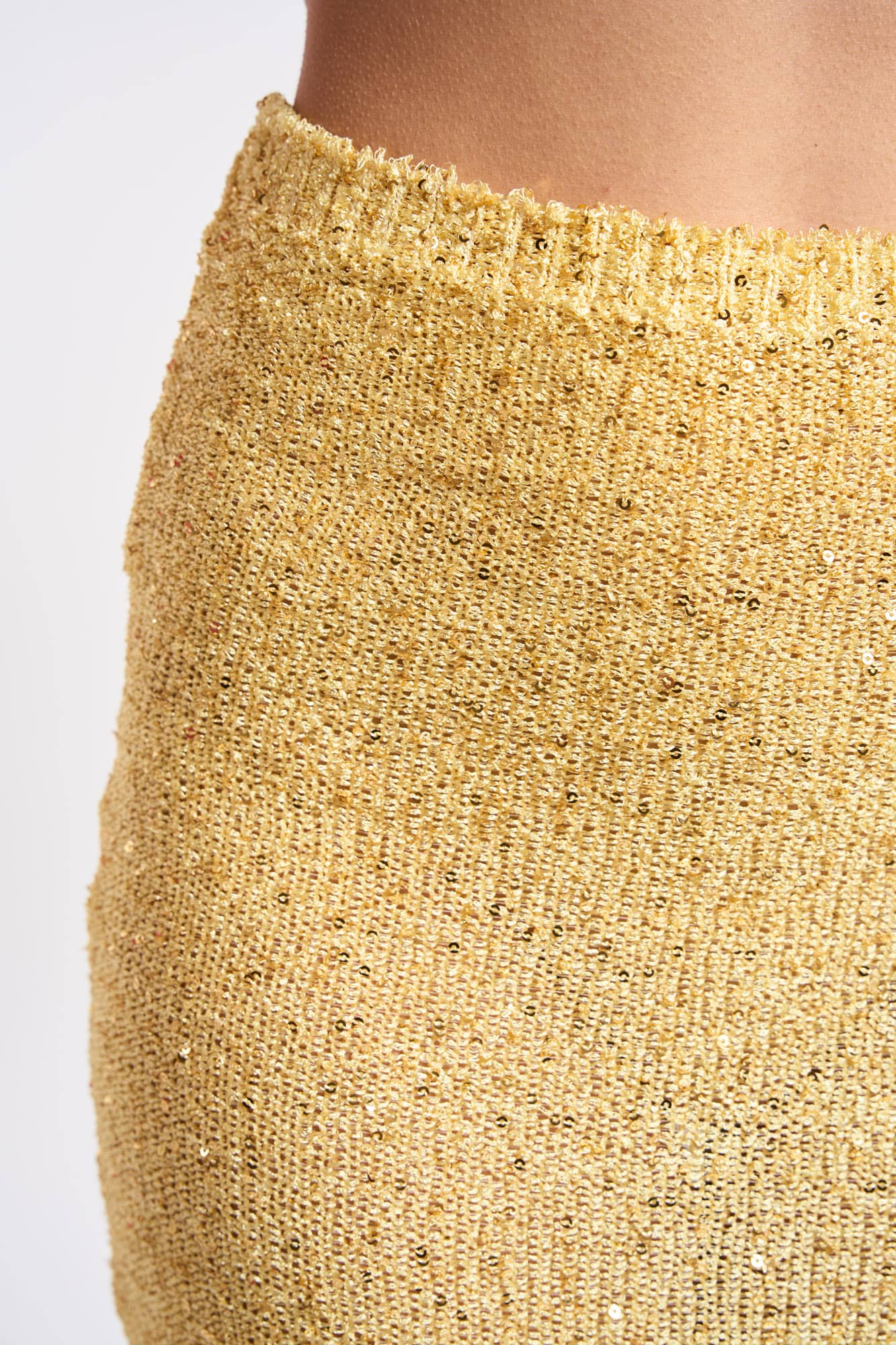 Longue Jupe Sirène Dorée