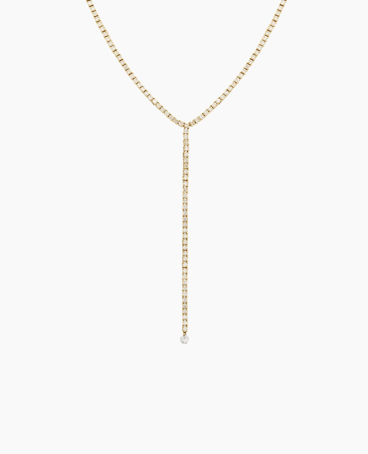 Collier Rivière Tennis 1 diamant