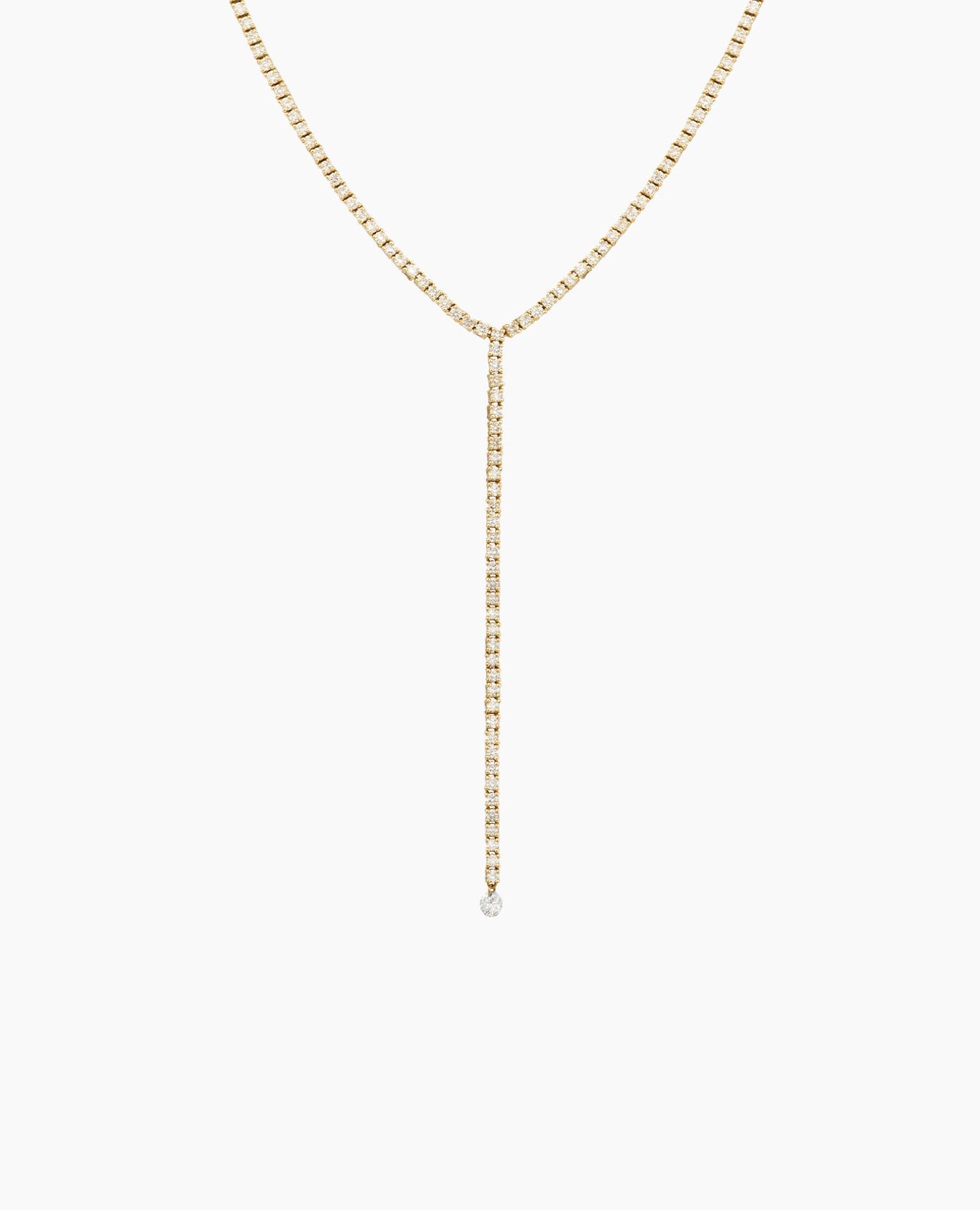 Collier Rivière Tennis 1 diamant