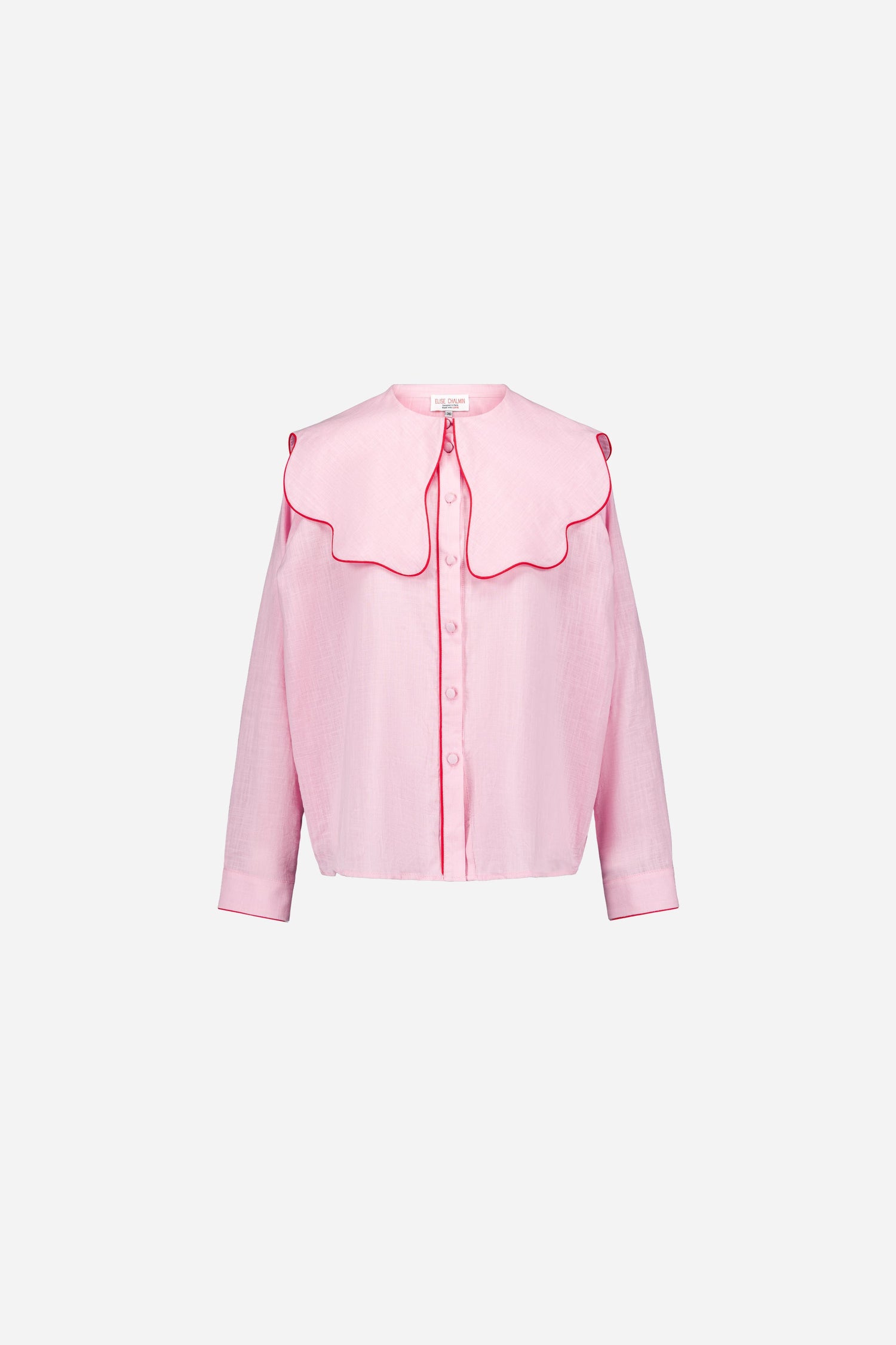 Chemise Col Baby Pink