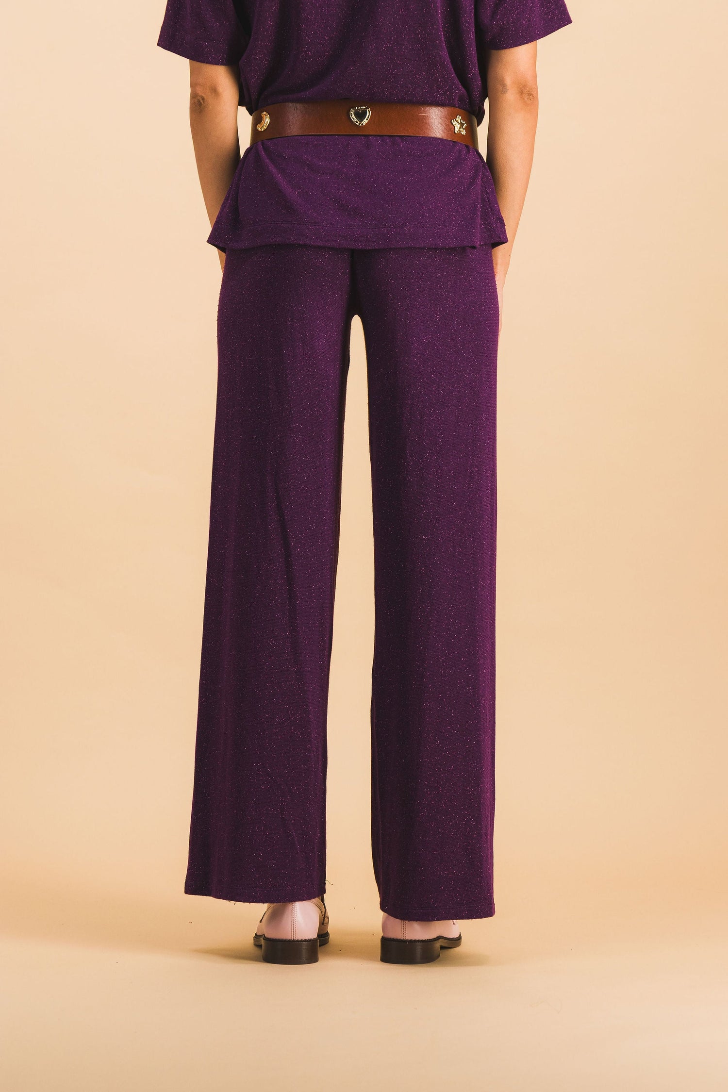 Pantalon Noah Lurex Violet