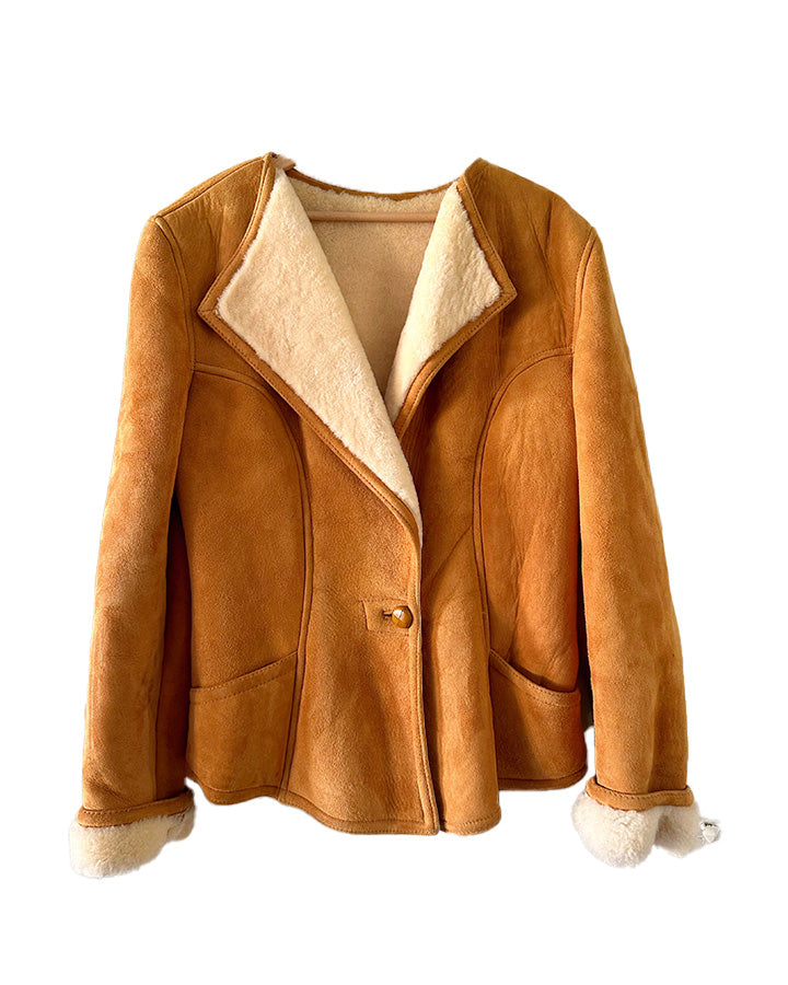 Manteau En Peau Lainée