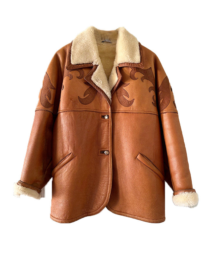 Manteau En Peau Lainée