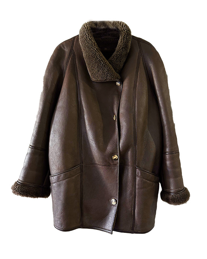 Manteau En Peau Lainée