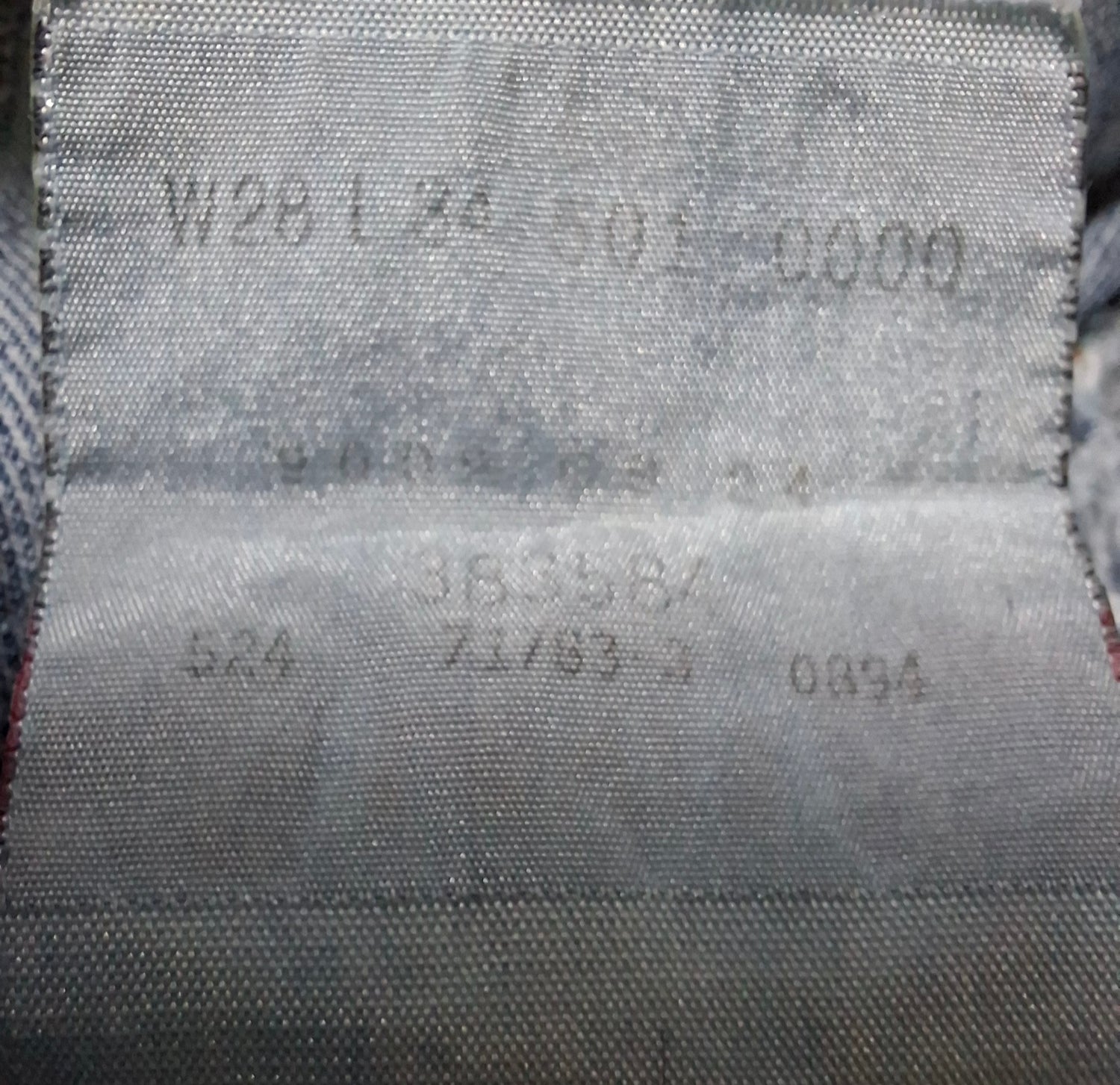 Jean Levi's 501 Xx W28 L34