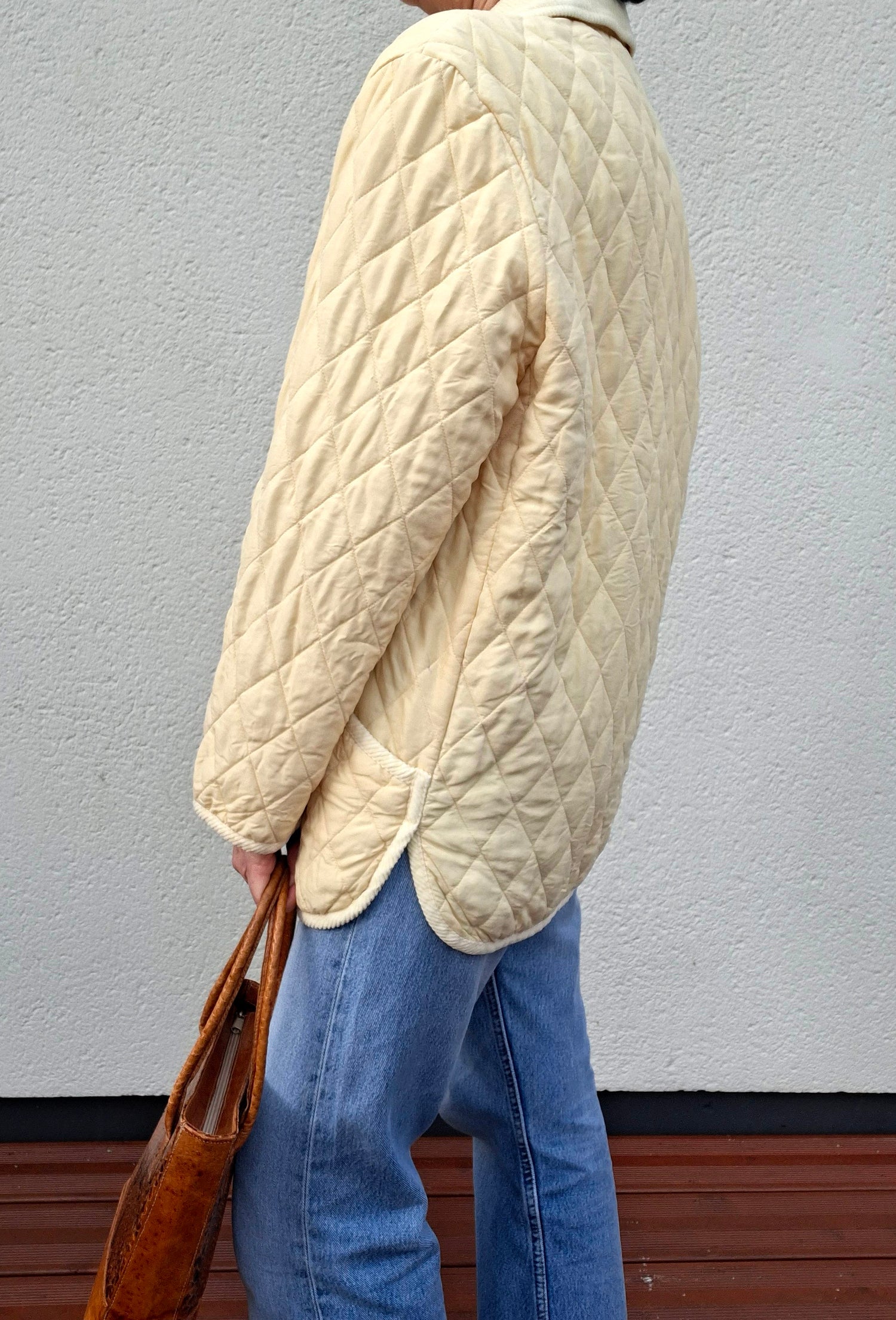 Veste matelassée en soie