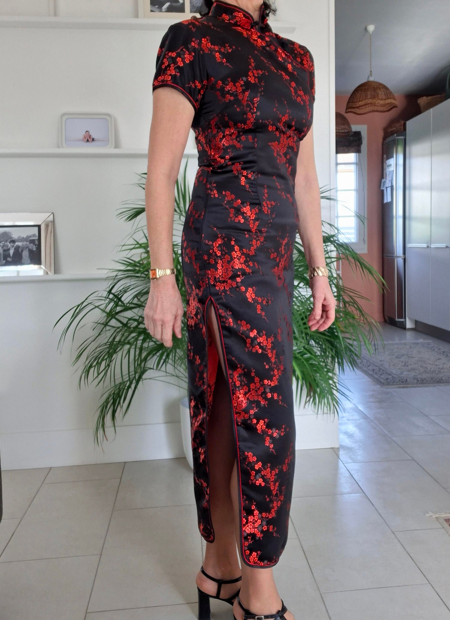 Robe longue asiatique