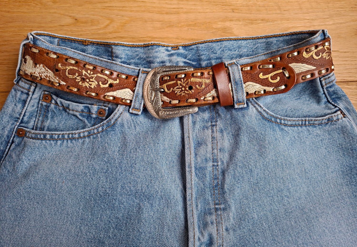 Ceinture mexicaine en cuir