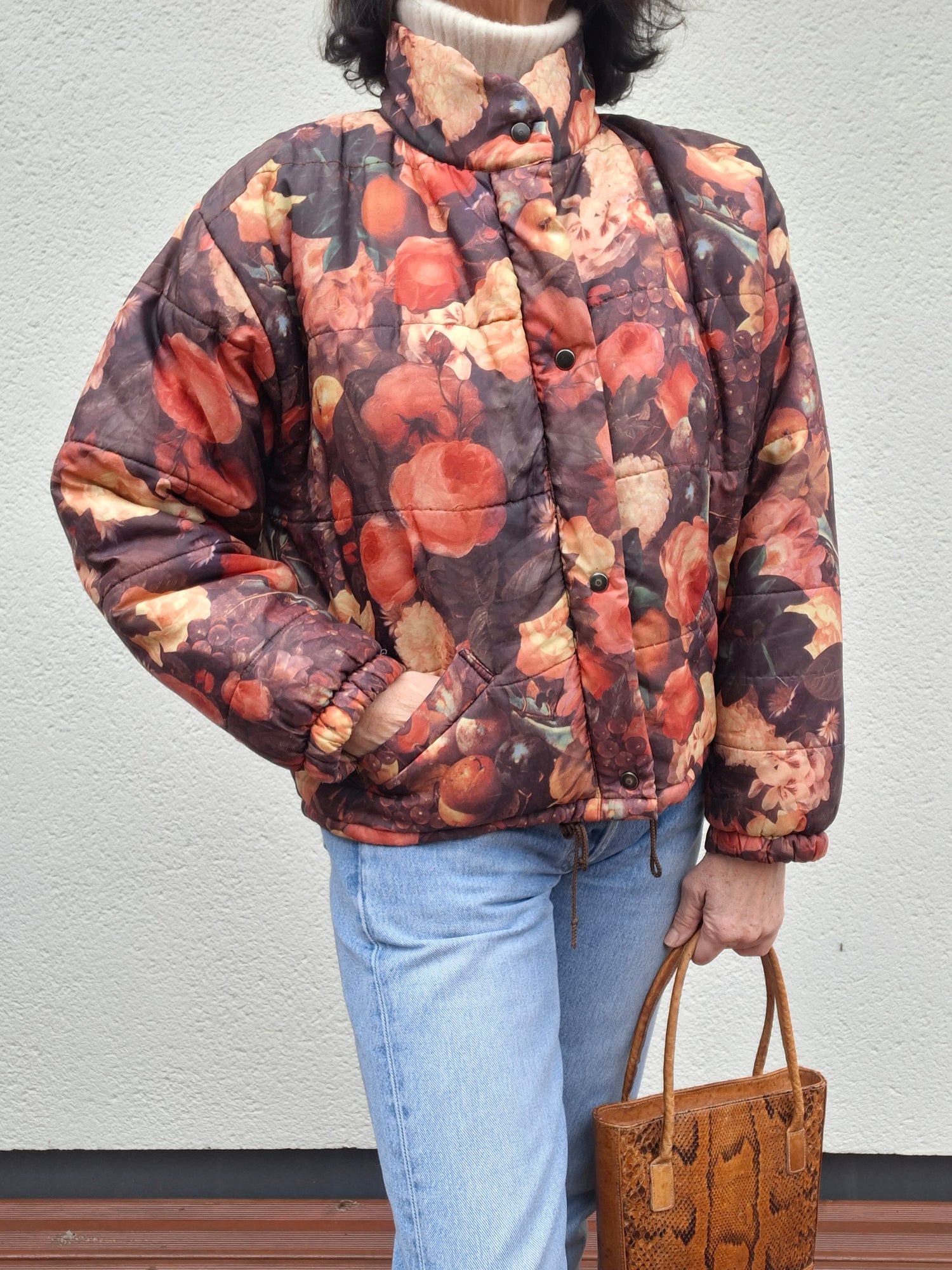 Doudoune à fleurs