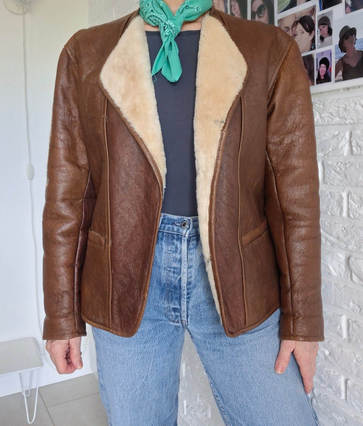 Manteau shearling