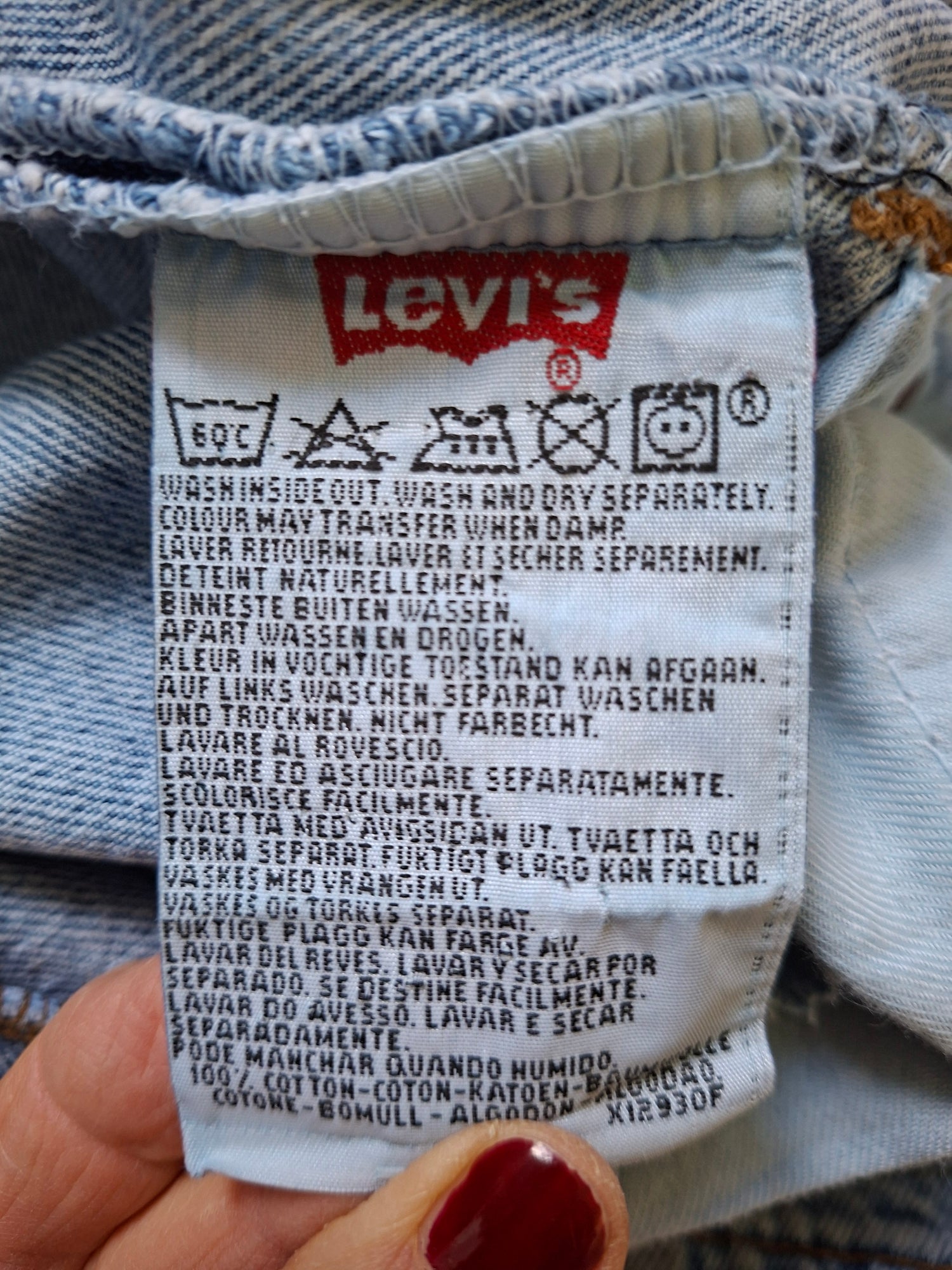 Jean Levi's 501 W33 L32