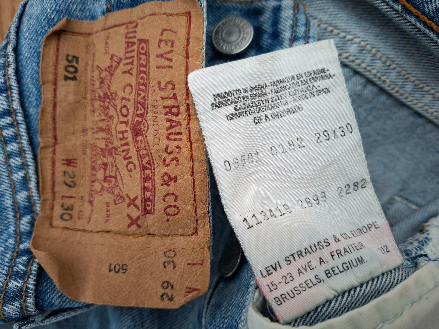 Jean Levi's 501 W29 L30