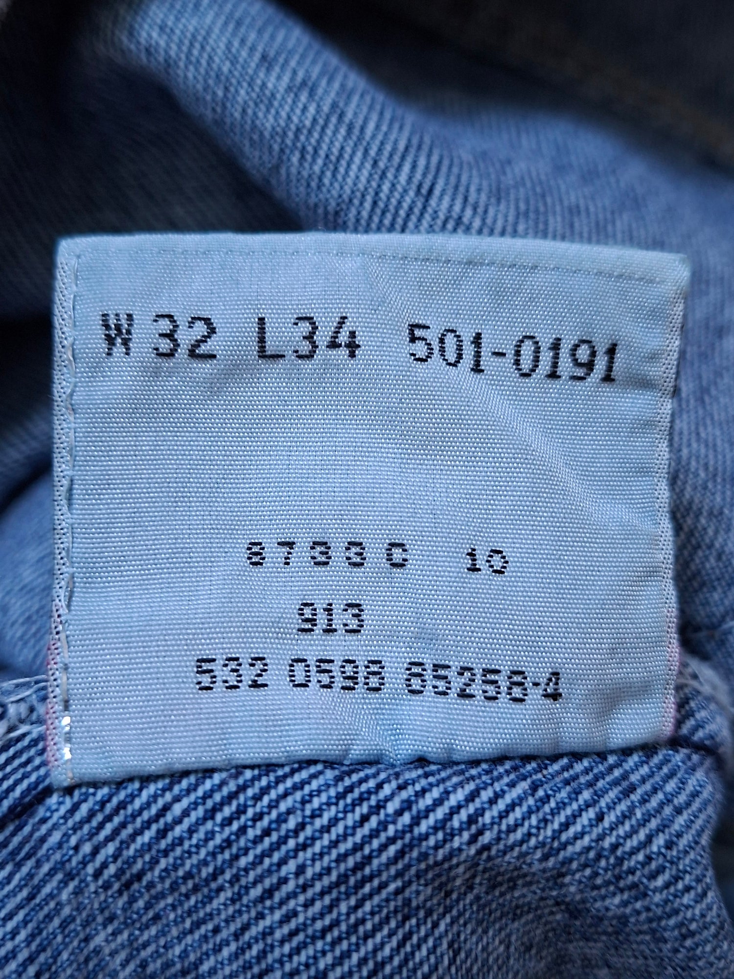 Jean Levis 501 W32 L34