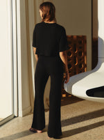 Pantalon Easy Night Lines noir