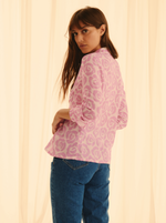 Chemise Pink & Roses à Fleurs