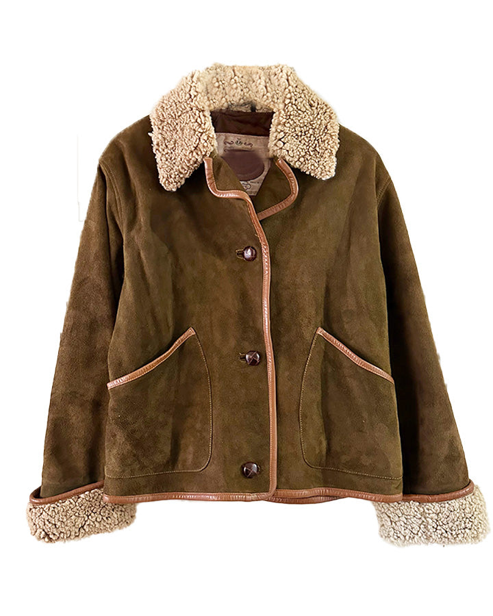 Manteau En Peau Lainée