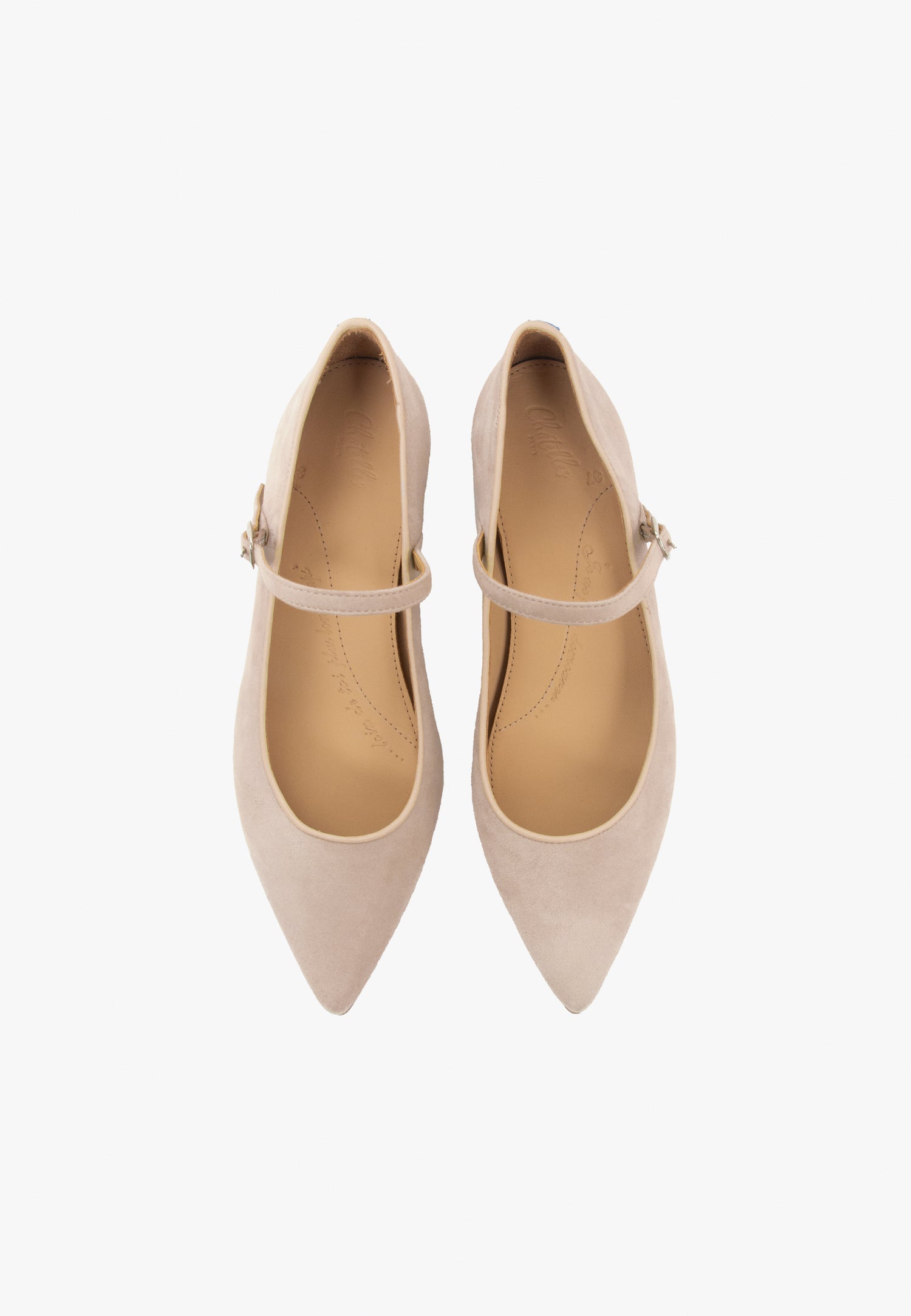 Mary Janes Pointy Sand