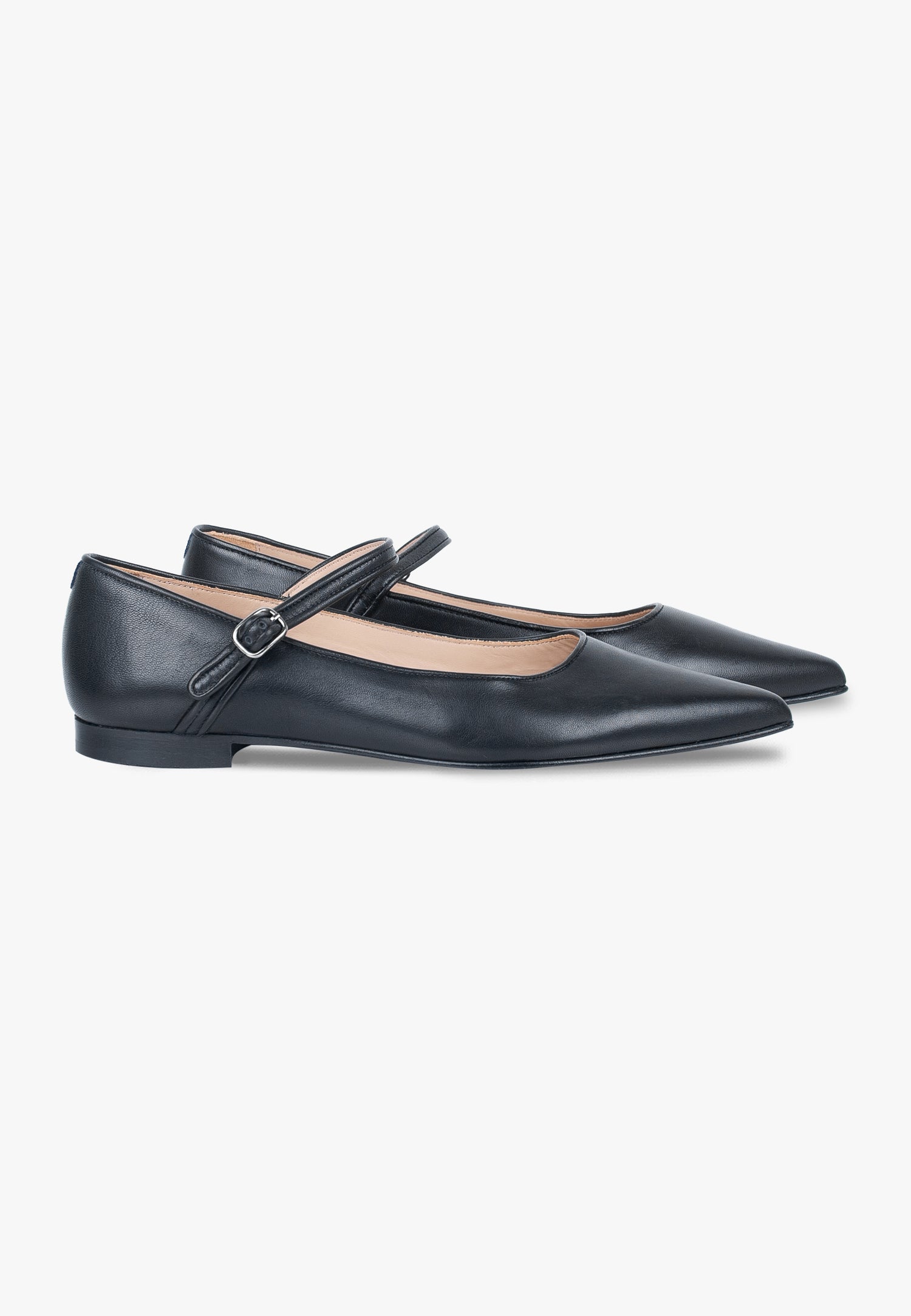 Mary Janes Pointy Black