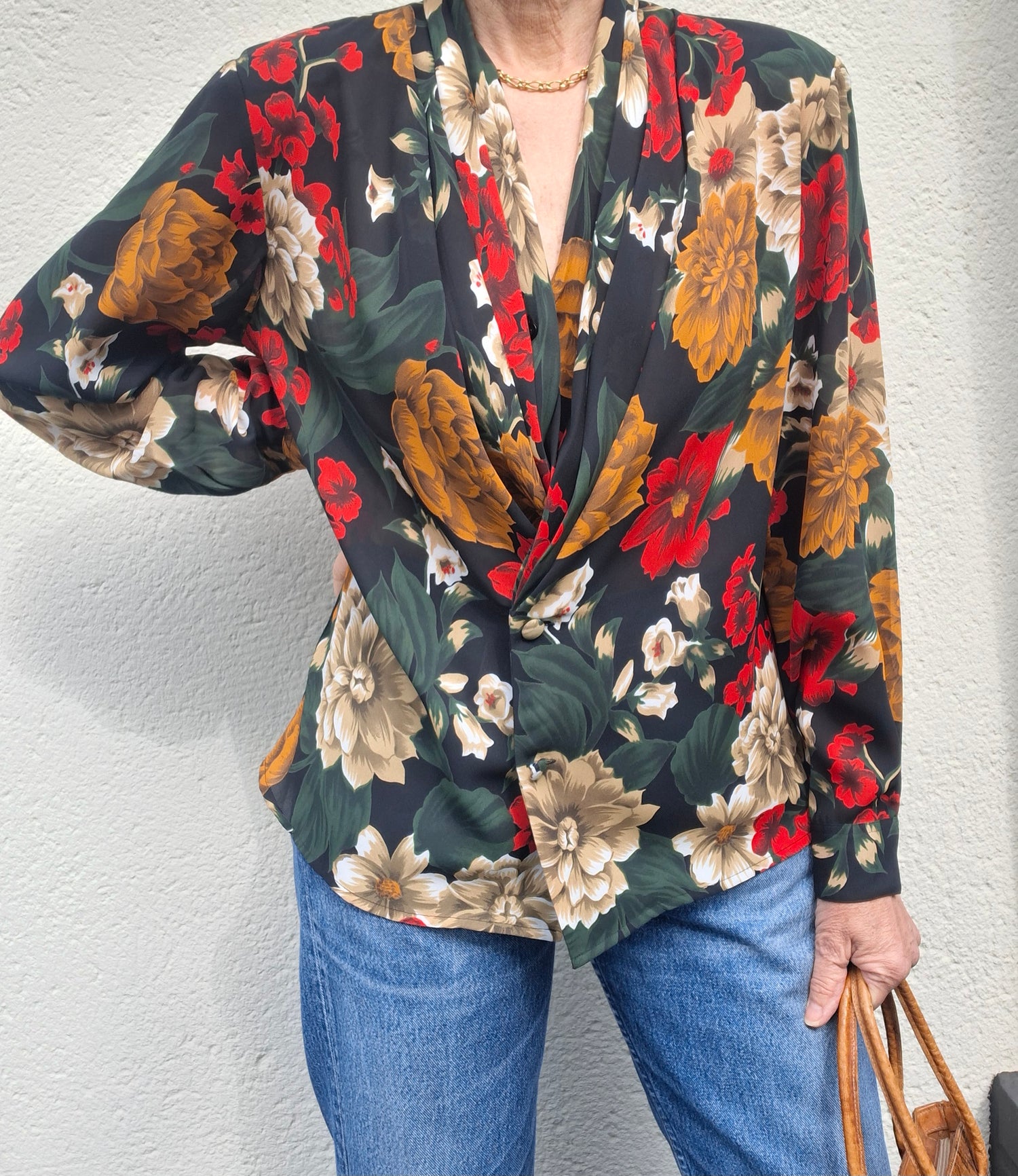 Top à fleurs 90's