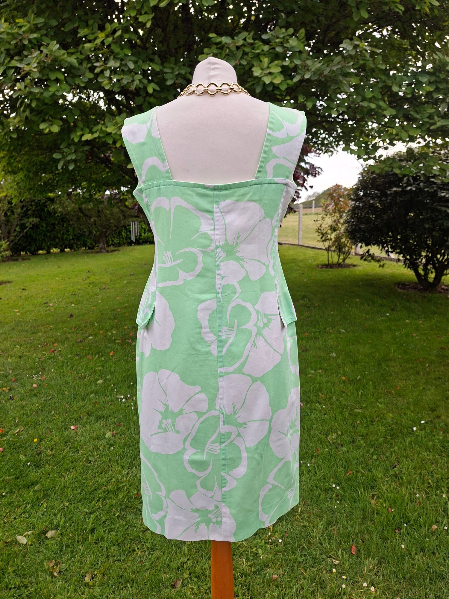 Robe Courrèges à fleurs