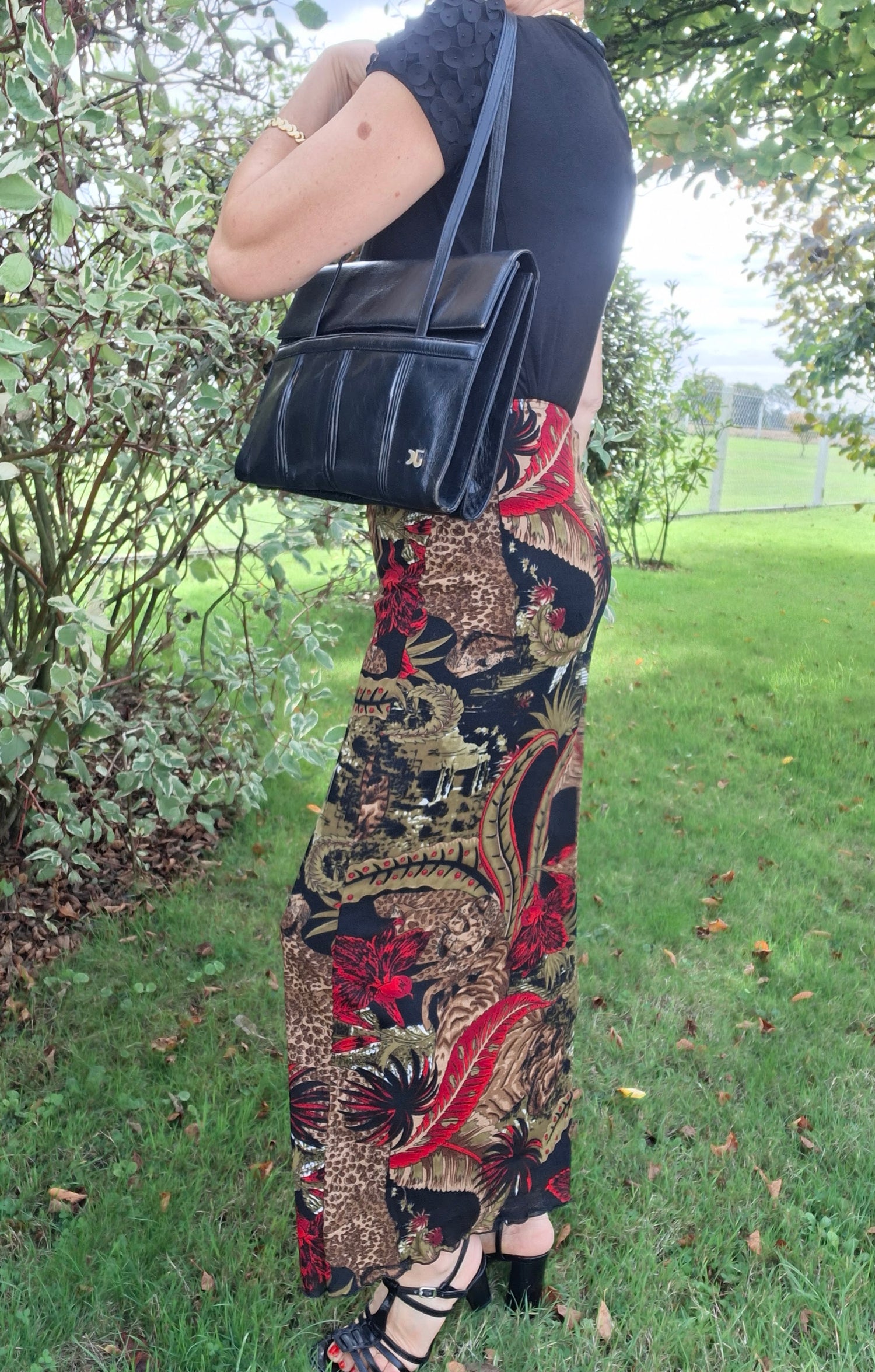 Jupe longue paisley