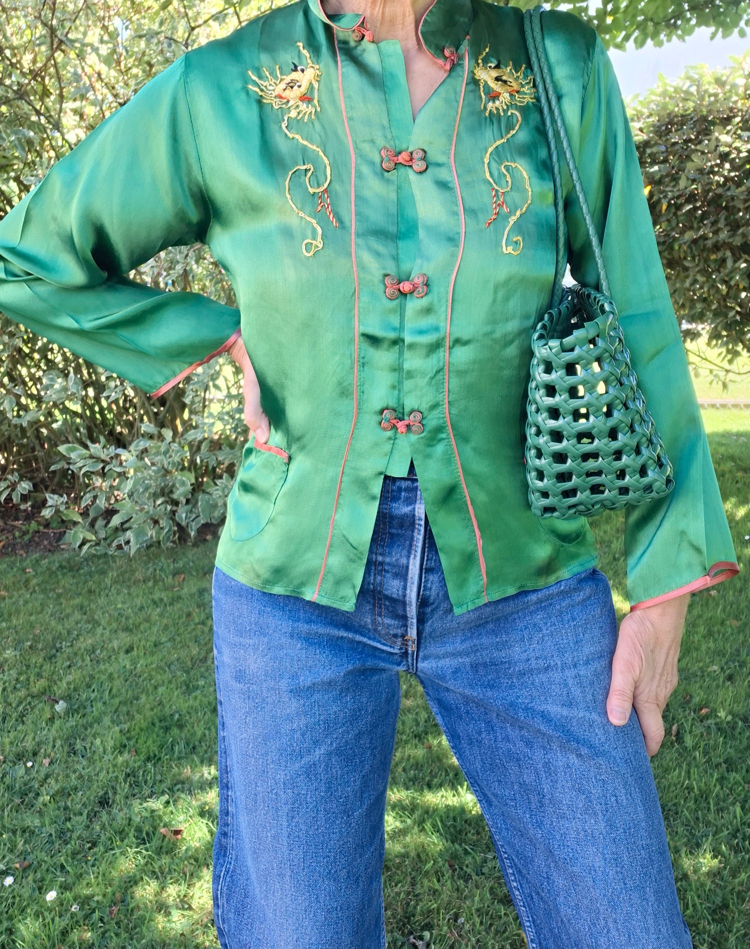 Veste Asiatique en soie