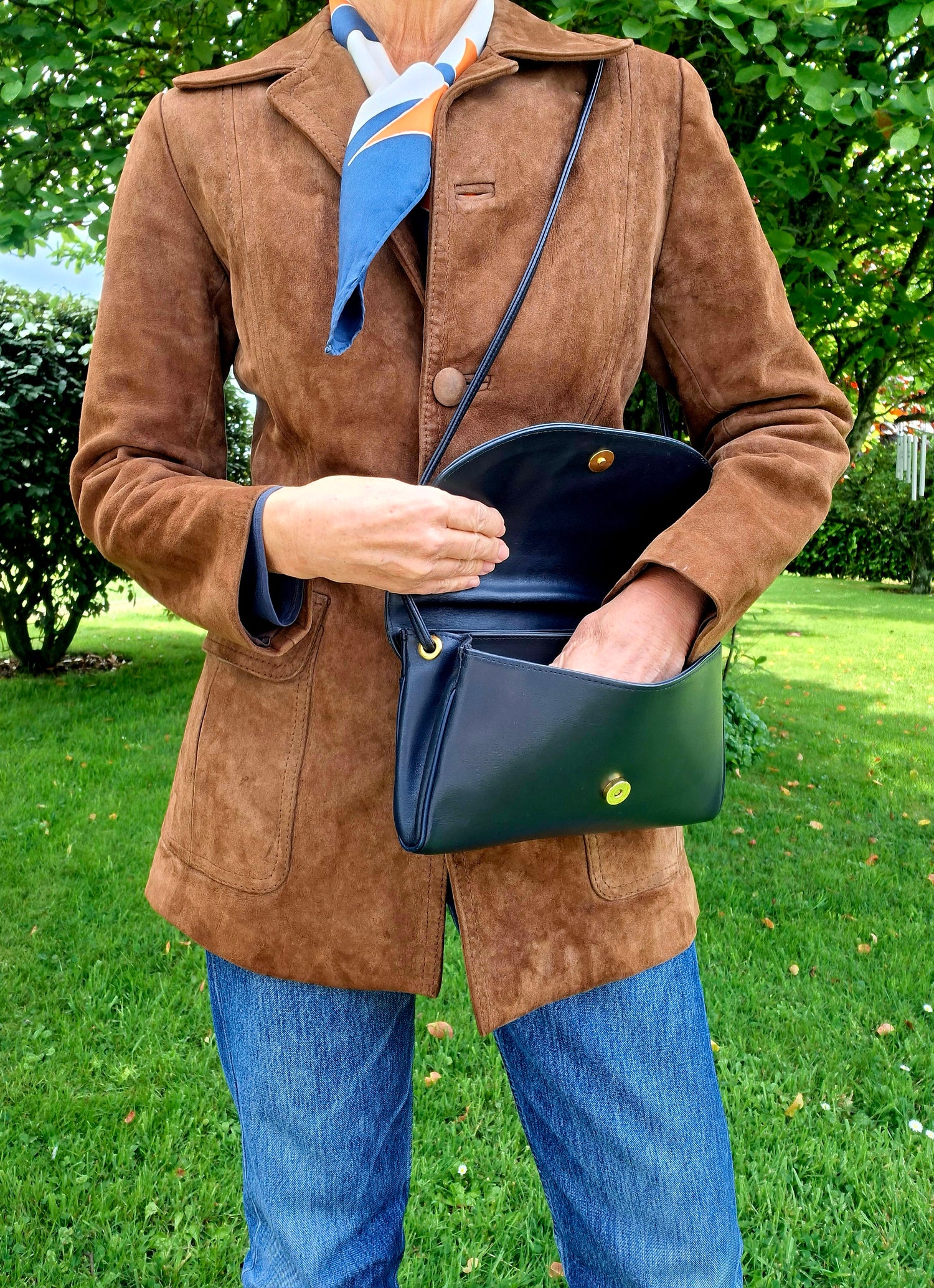 Sac à main en cuir Texier