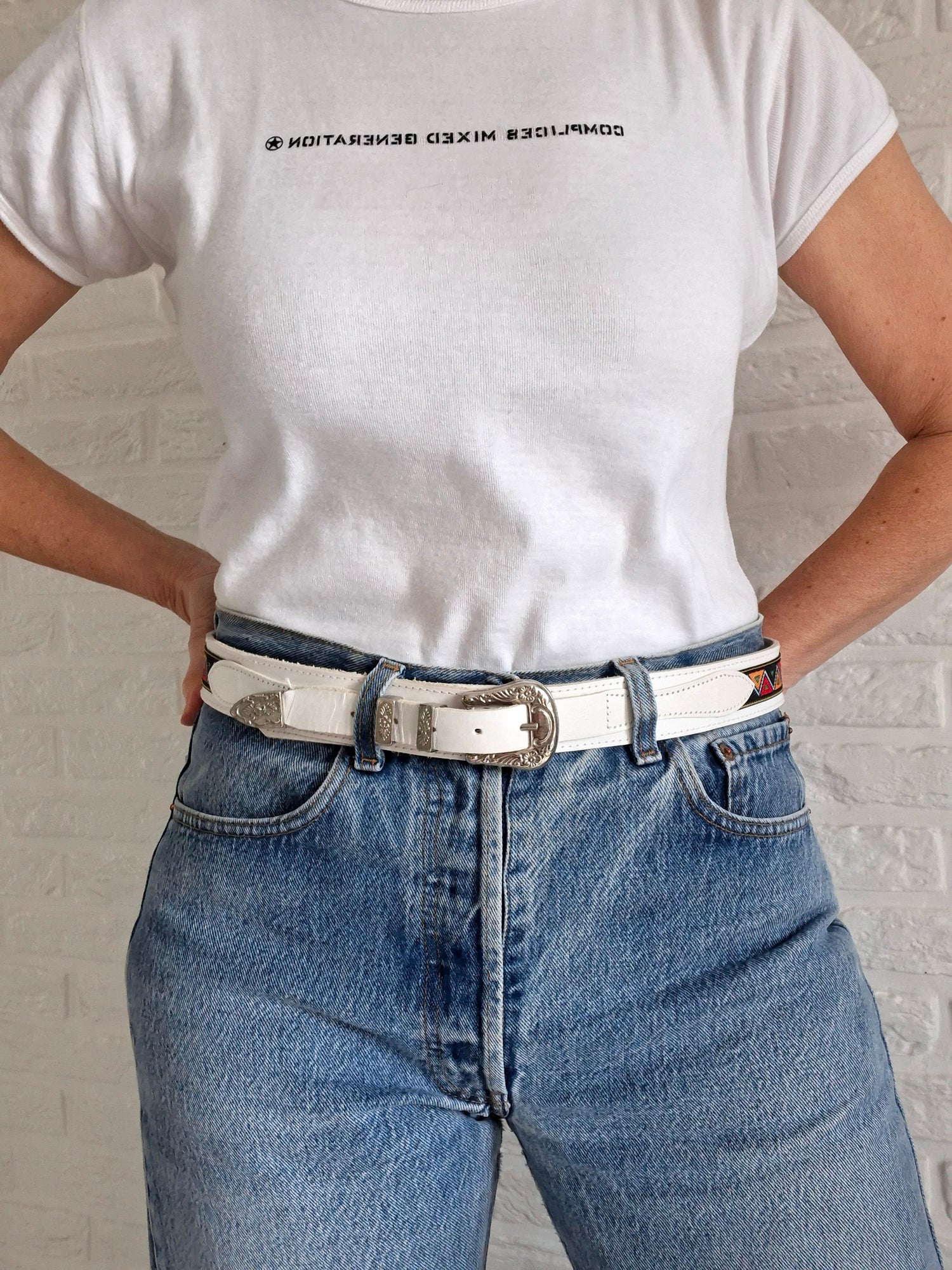 Ceinture Western en cuir