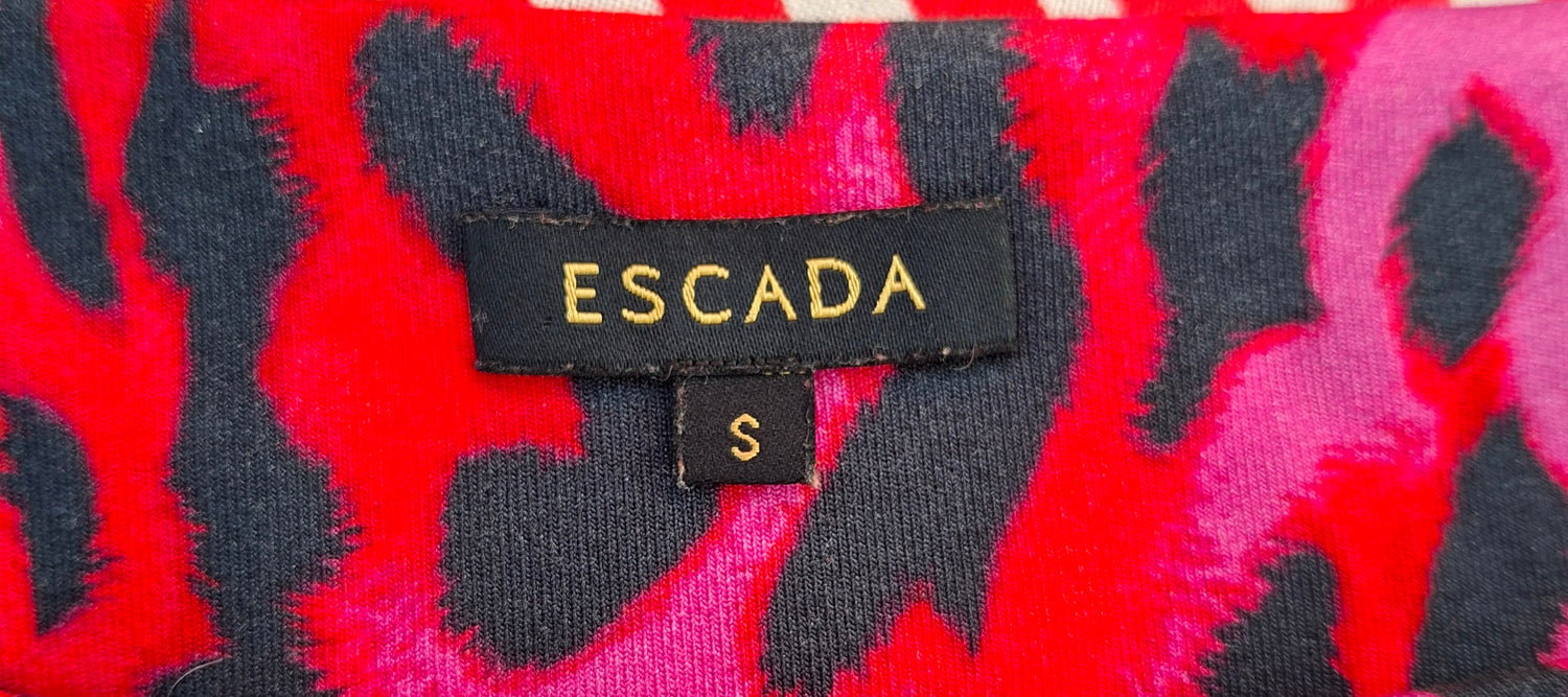Top Escada imprimé léopard