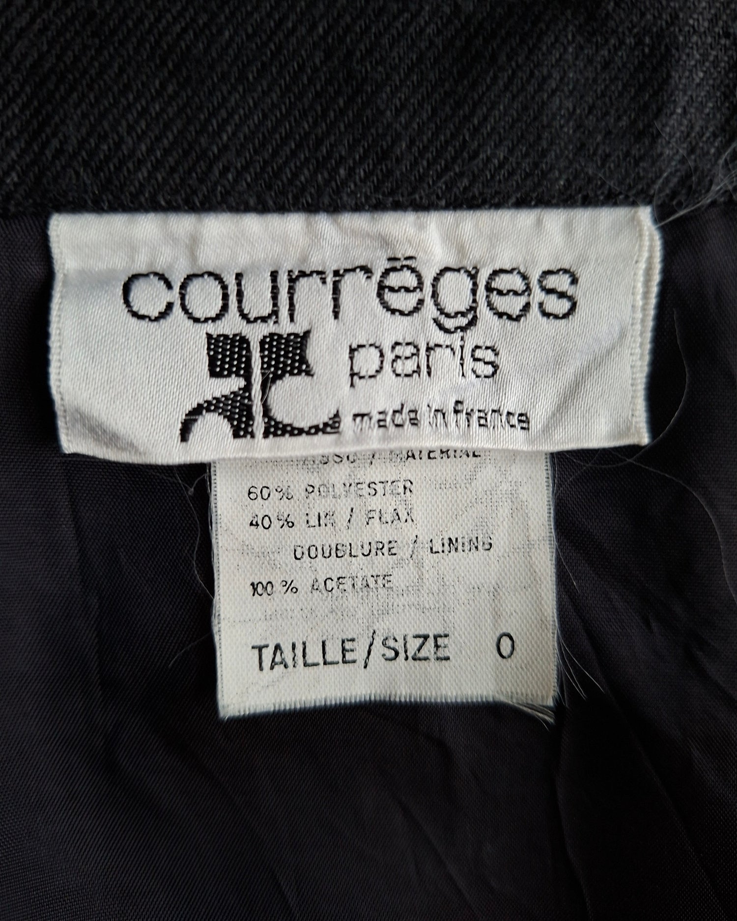 Jupe portefeuille Courrèges